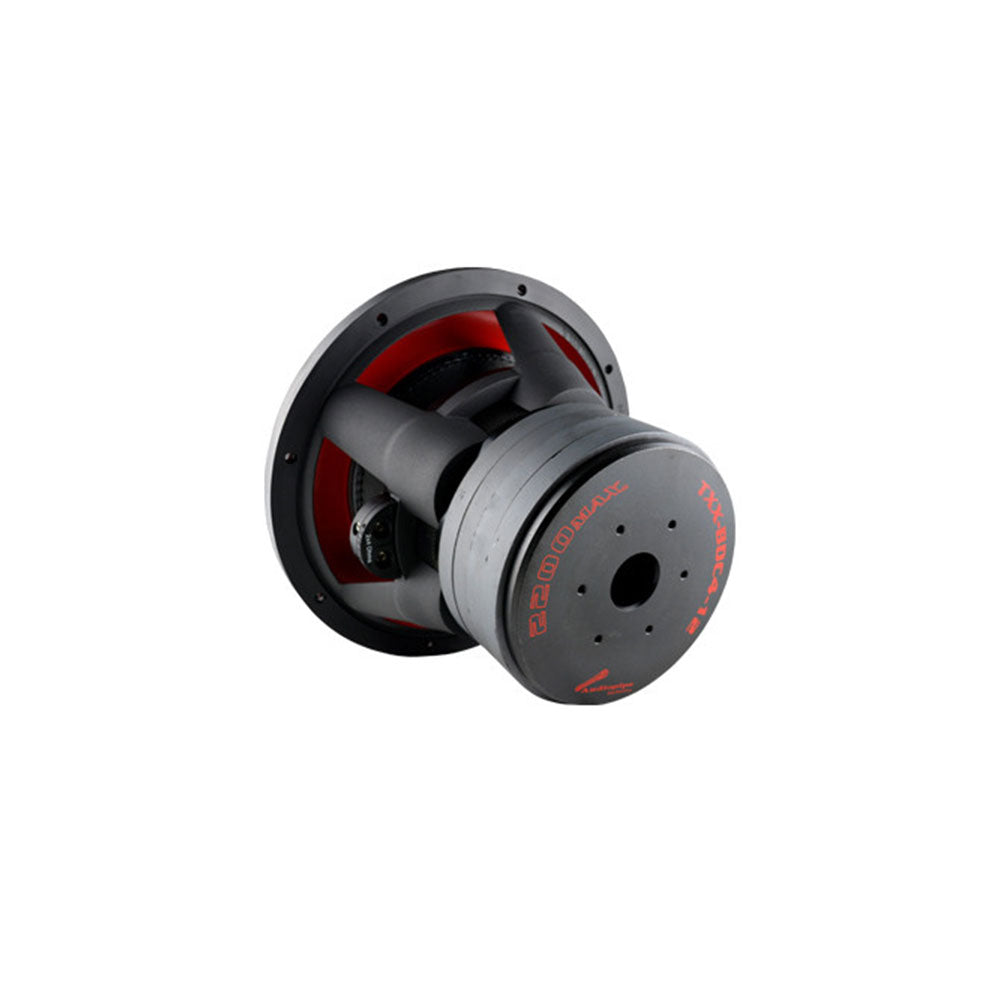 AudioPipe TXX-BDC4-12 Dual 4 Ohm 12 inch 2,200 W Car Subwoofer, Black (4 Pack)