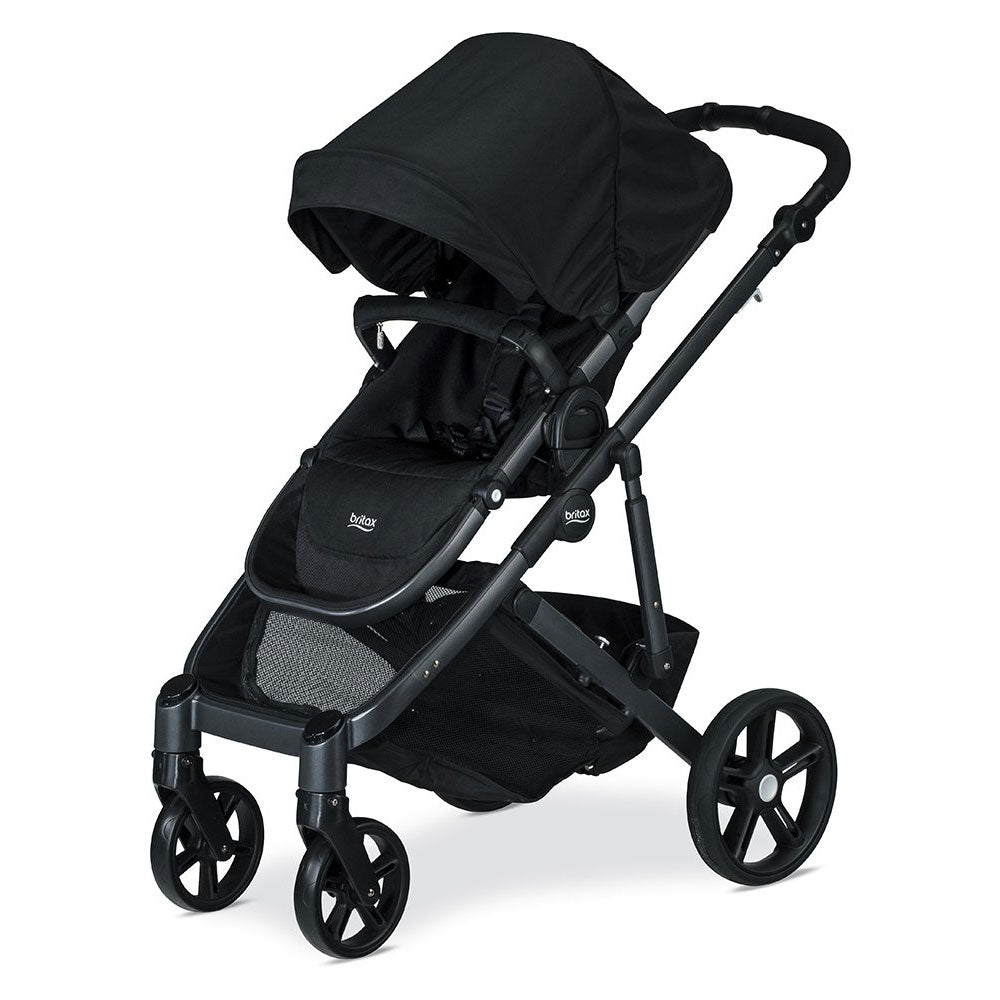 Britax B Ready G3 Folding Reclining Travel Canopy Stroller, Black (Open Box)