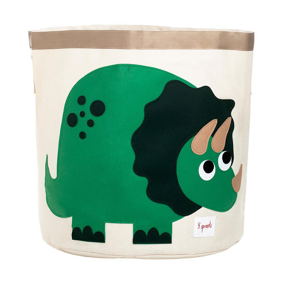 3 Sprouts Canvas Storage Bin, Raccoon & 3 Sprouts Canvas Storage Bin, Dinosaur