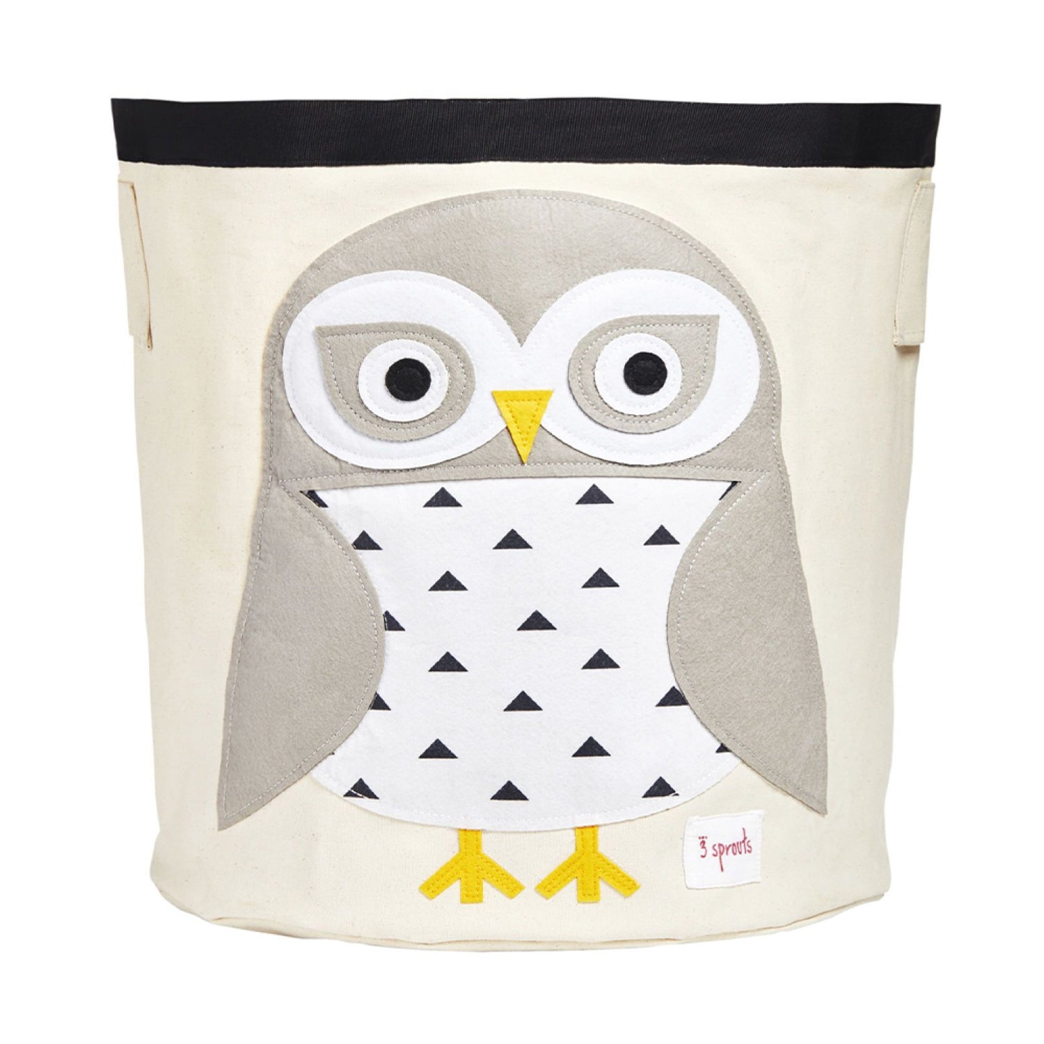 3 Sprouts Canvas Storage Bin Laundry Toy Baskets, Raccoon, Owl, Fox, & Deer