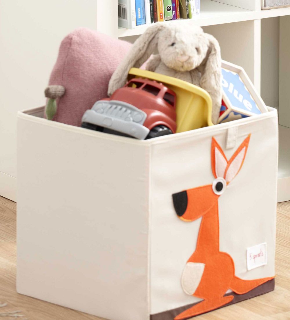 3 Sprouts Kangaroo & Snake Cube Bins, Rectangle Crocodile Bin, & Shark Basket