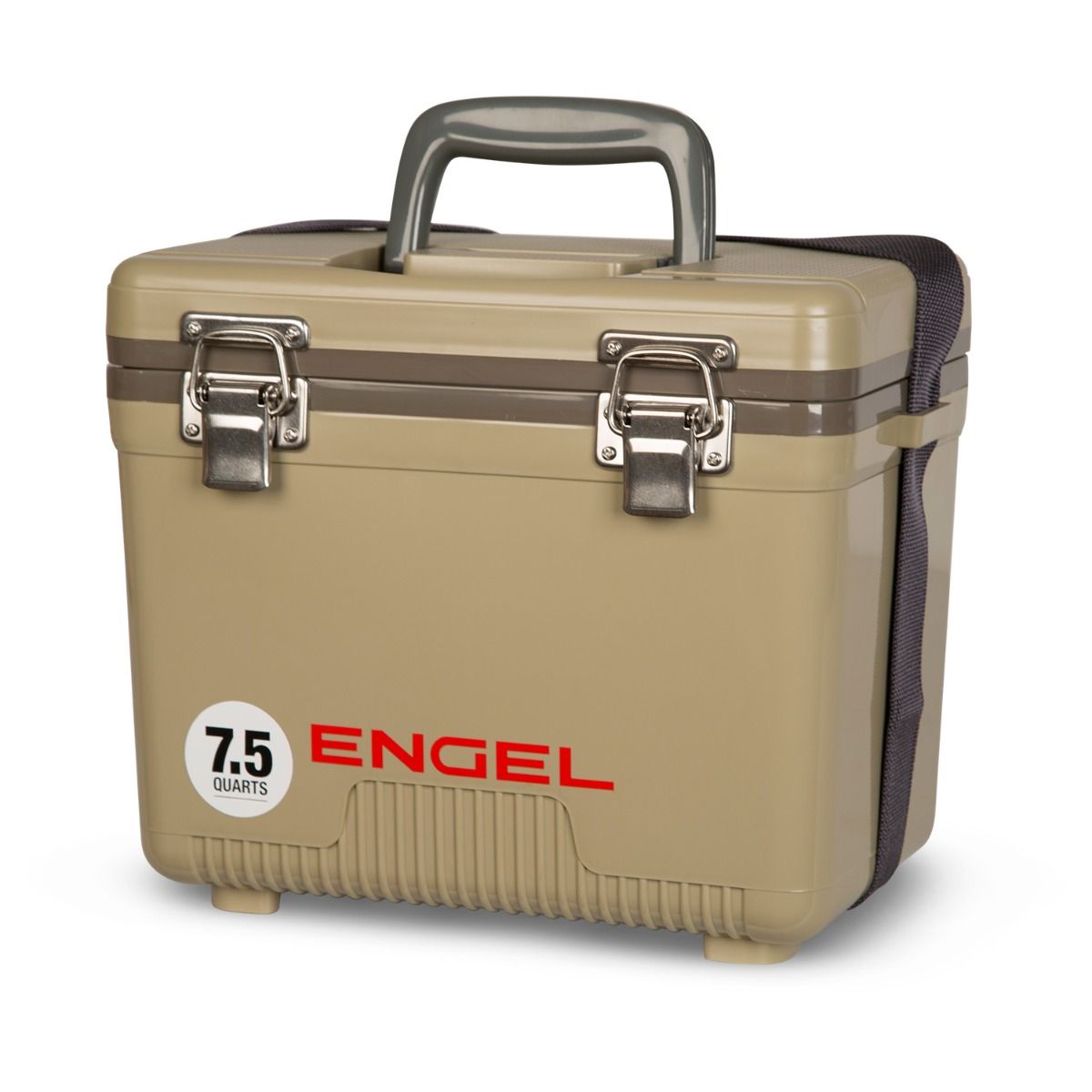 Engel 7.5-Qt EVA Gasket Seal Ice and DryBox Cooler w/ Carry Handles, Tan (Used)