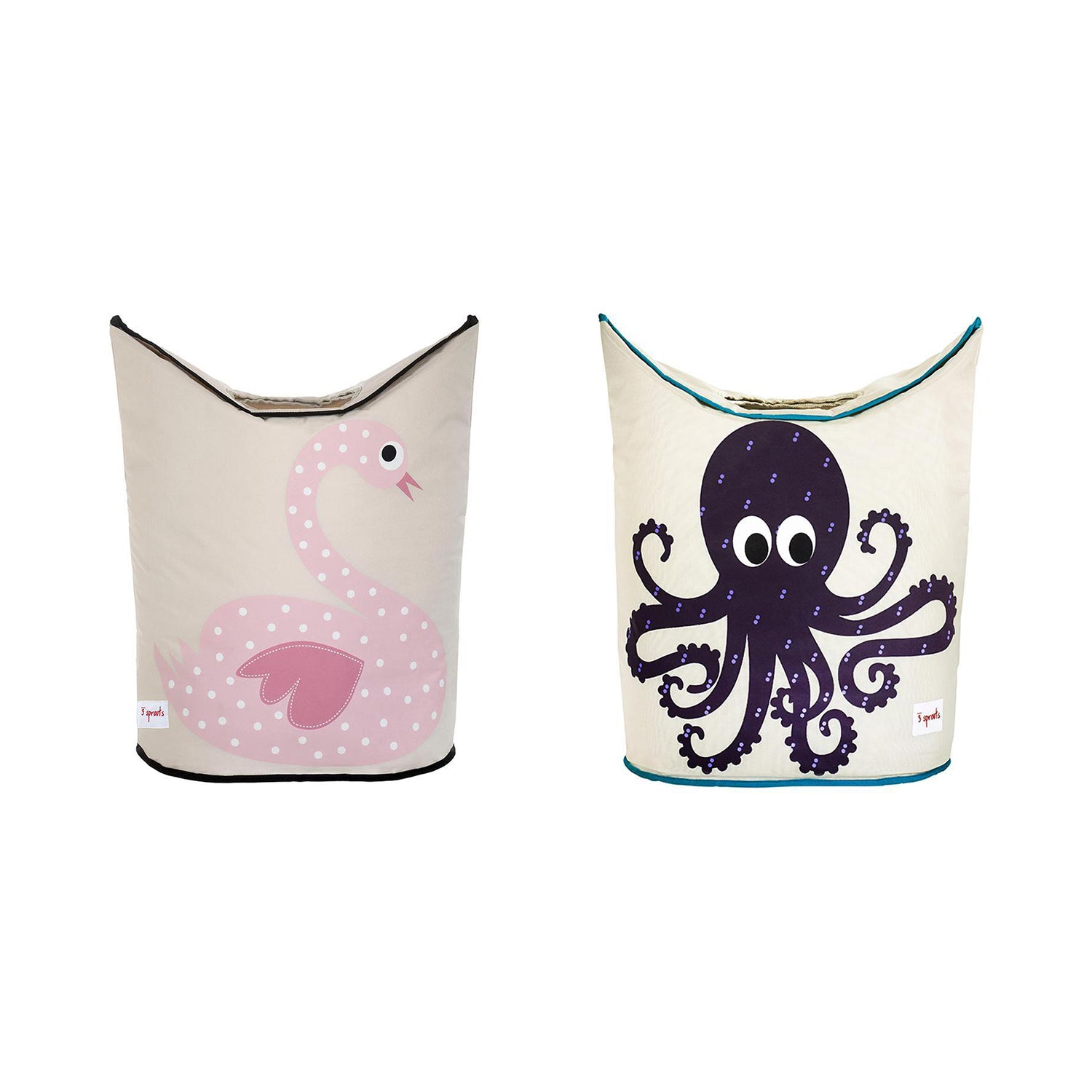 Laundry Hamper Basket for Nursery, Laundry Hamper Basket Bin for Nursery,octopus
