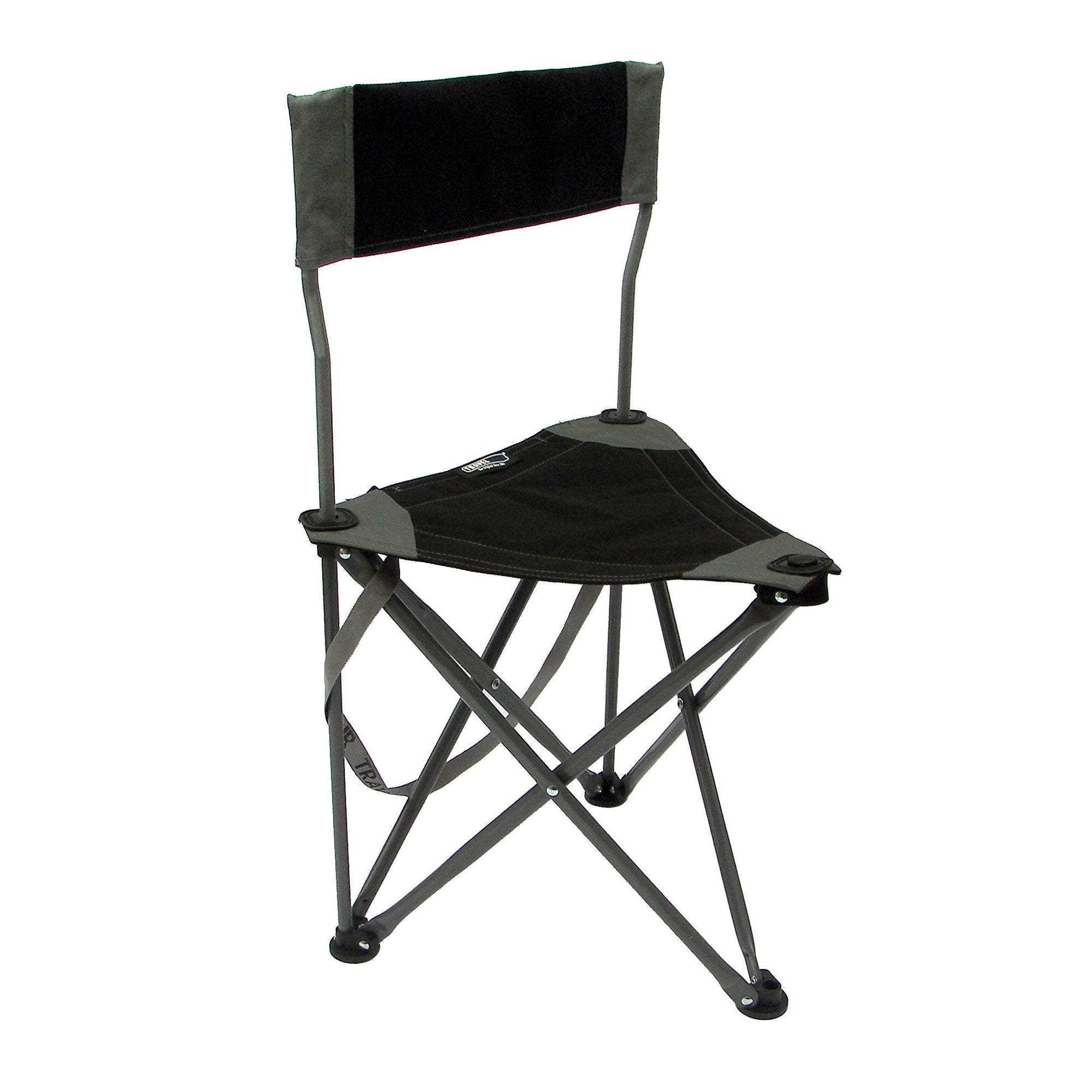 TravelChair Ultimate Slacker 2.0 Outdoor Folding Stool Seat, Black (Open Box) - VMInnovations