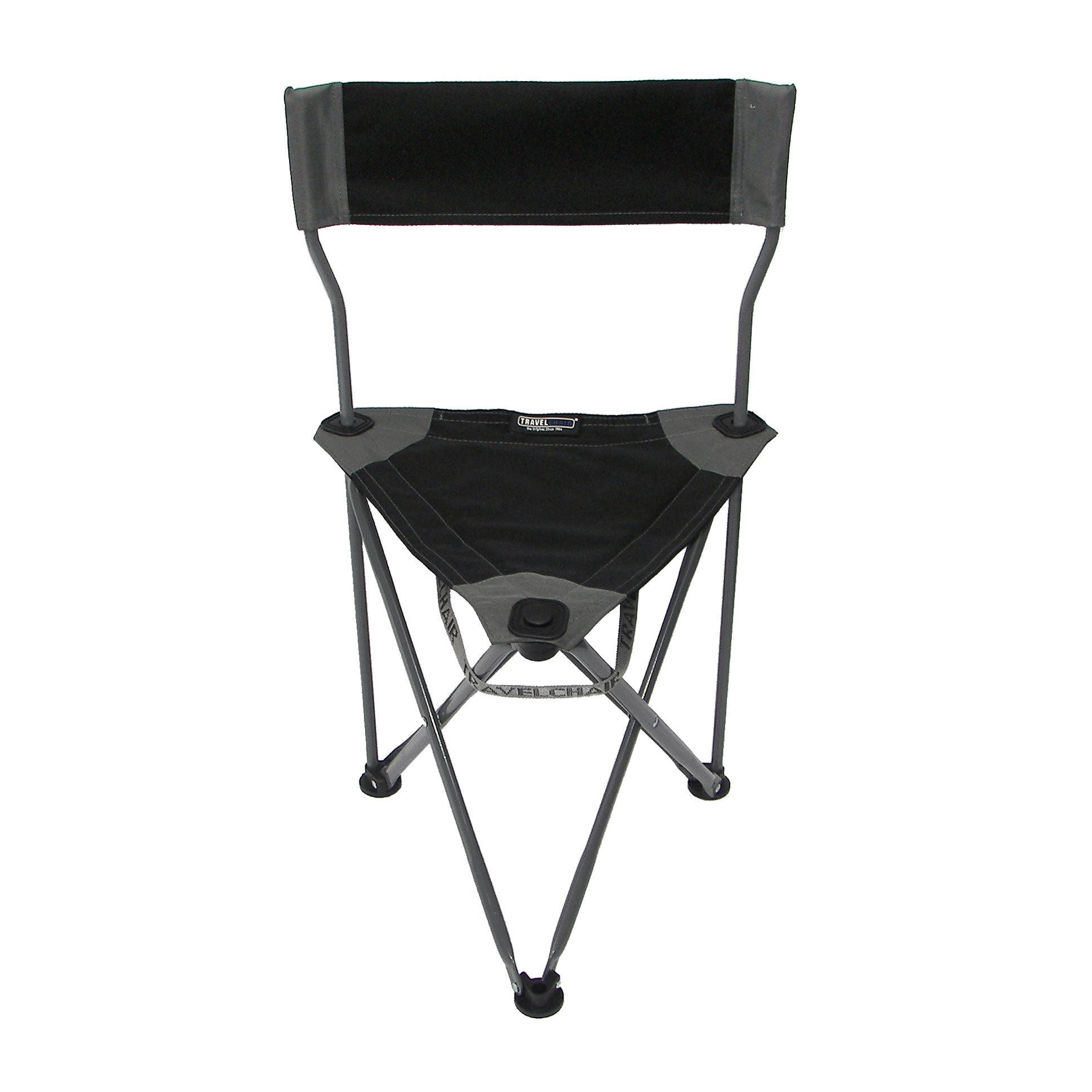 TravelChair Ultimate Slacker 2.0 Outdoor Folding Stool Seat, Black (Open Box) - VMInnovations