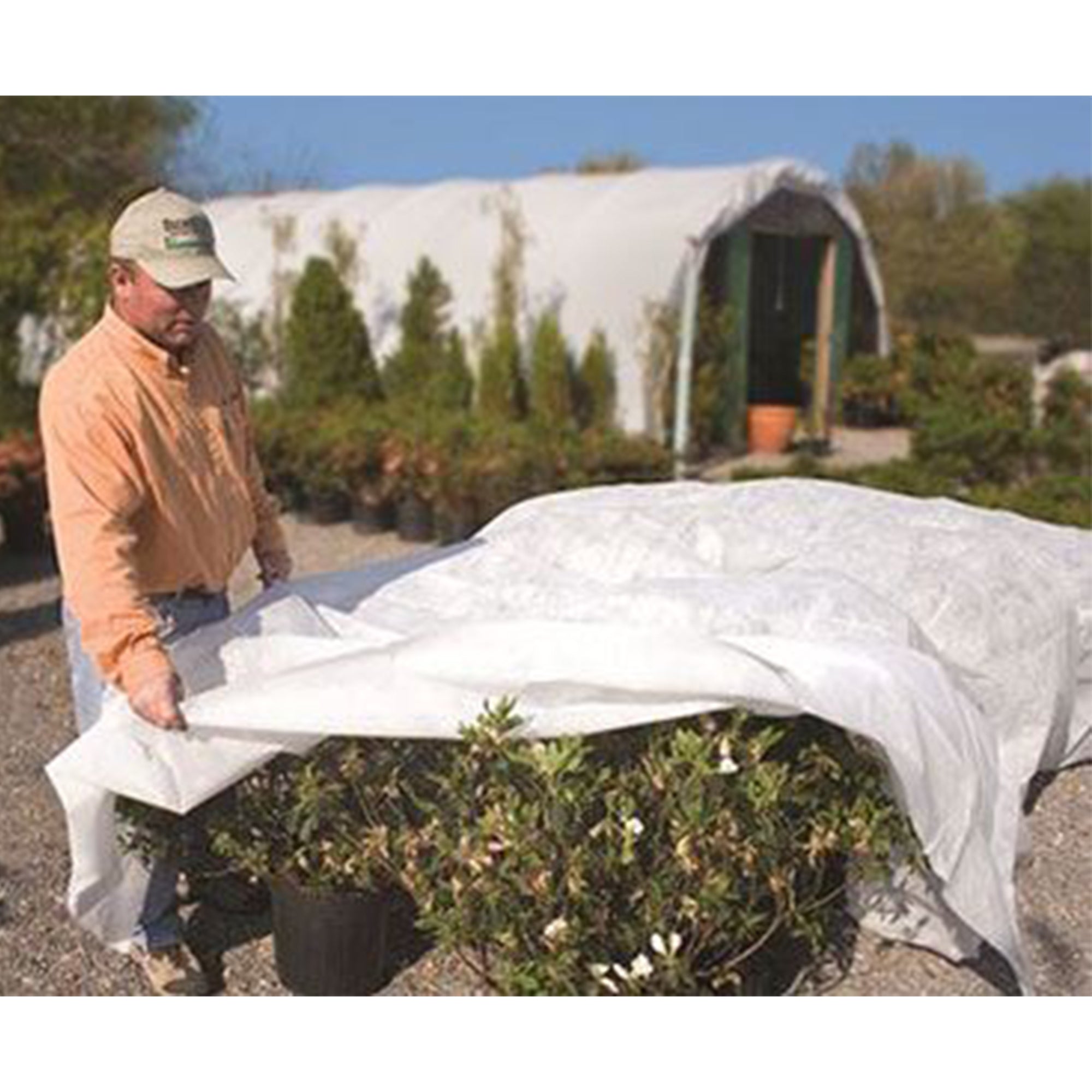 DeWitt 6 x 50 Feet Plant Frost Protection Cloth Cold Freeze Blanket (Open Box) - VMInnovations