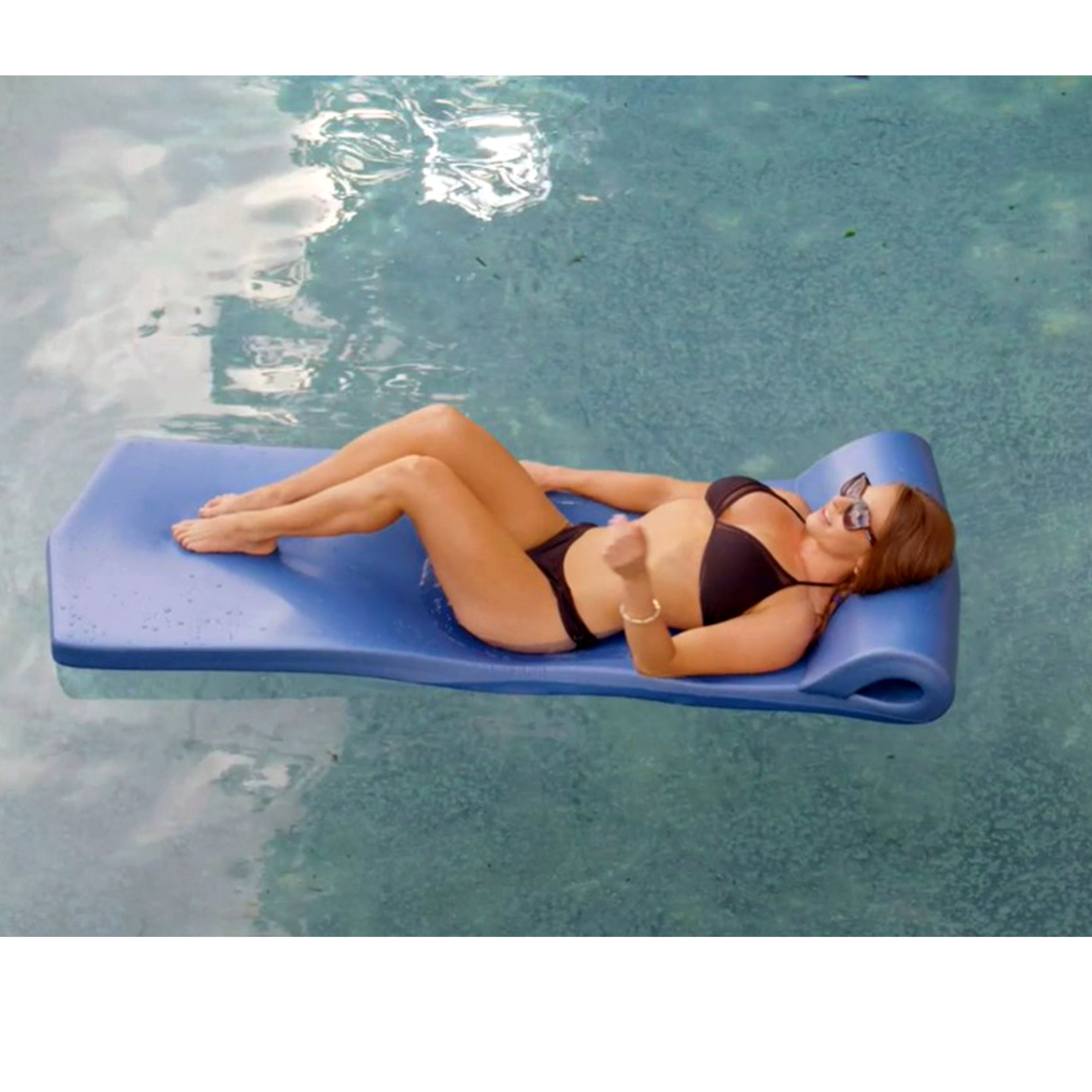 TRC Recreation Ultra Sunsation 2.5" Thick Foam Pool Float Lounge Mat, Bronze - VMInnovations