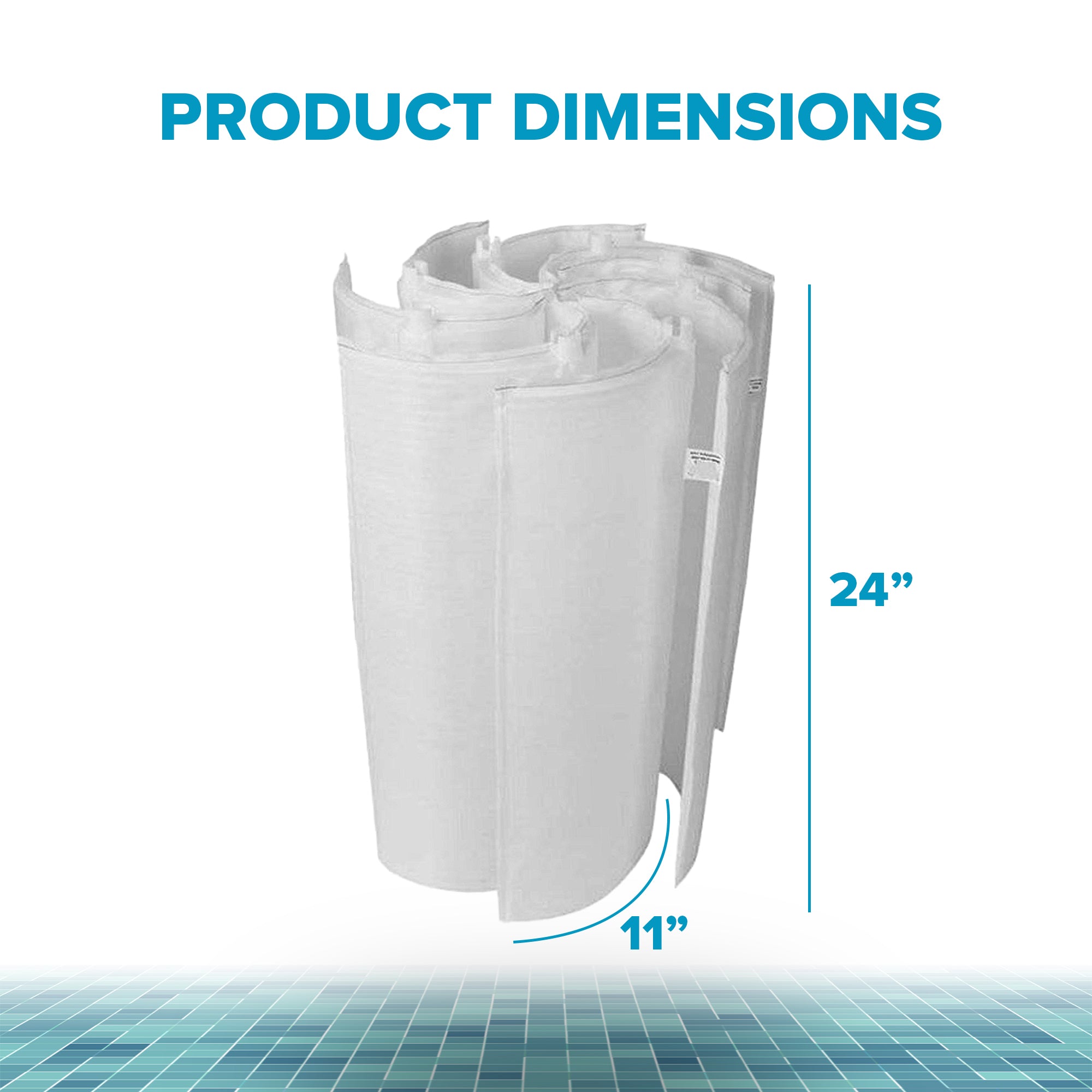 Unicel FS-2004 48 Square Foot Replacement DE Grid Swimming Pool Filter, Full Set - VMInnovations