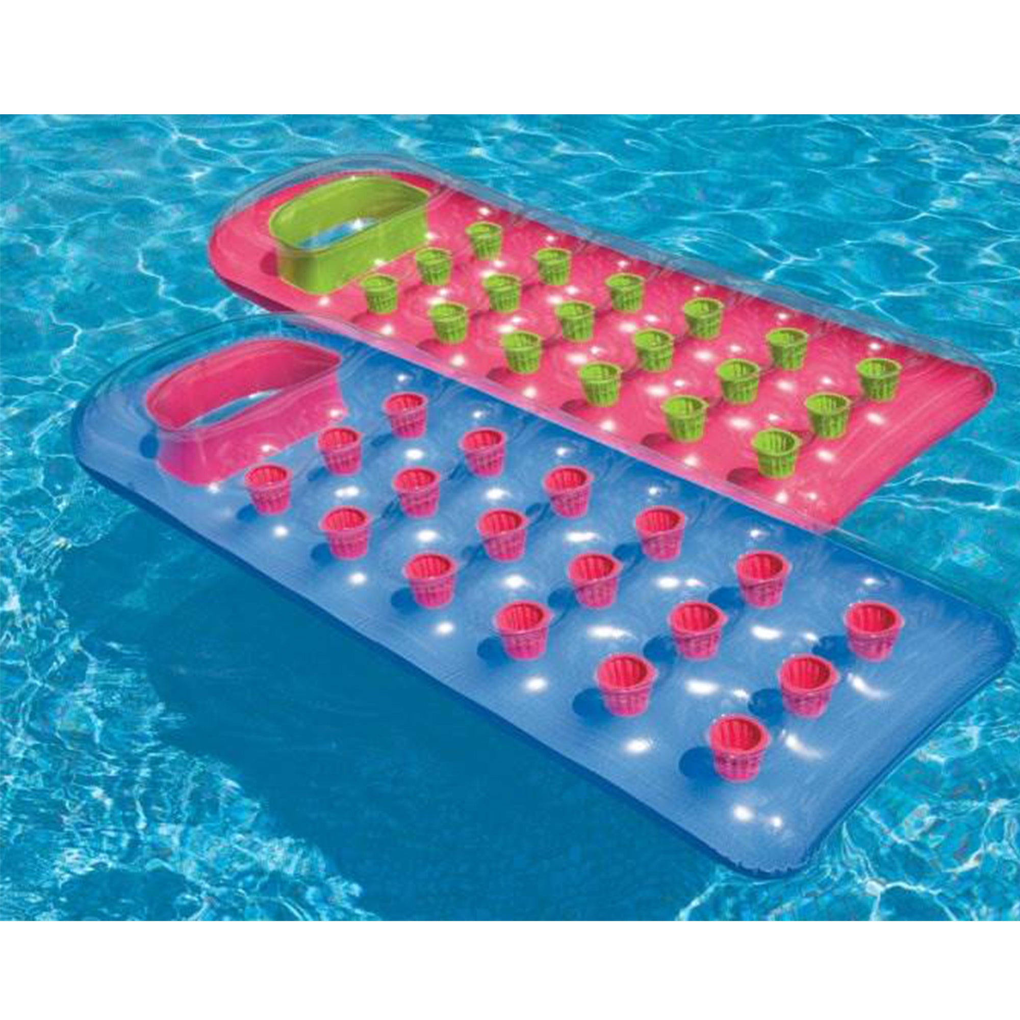 Intex 59895EP 18-Pocket Suntanner Lounge Floating Lounger (Set of 2) - VMInnovations