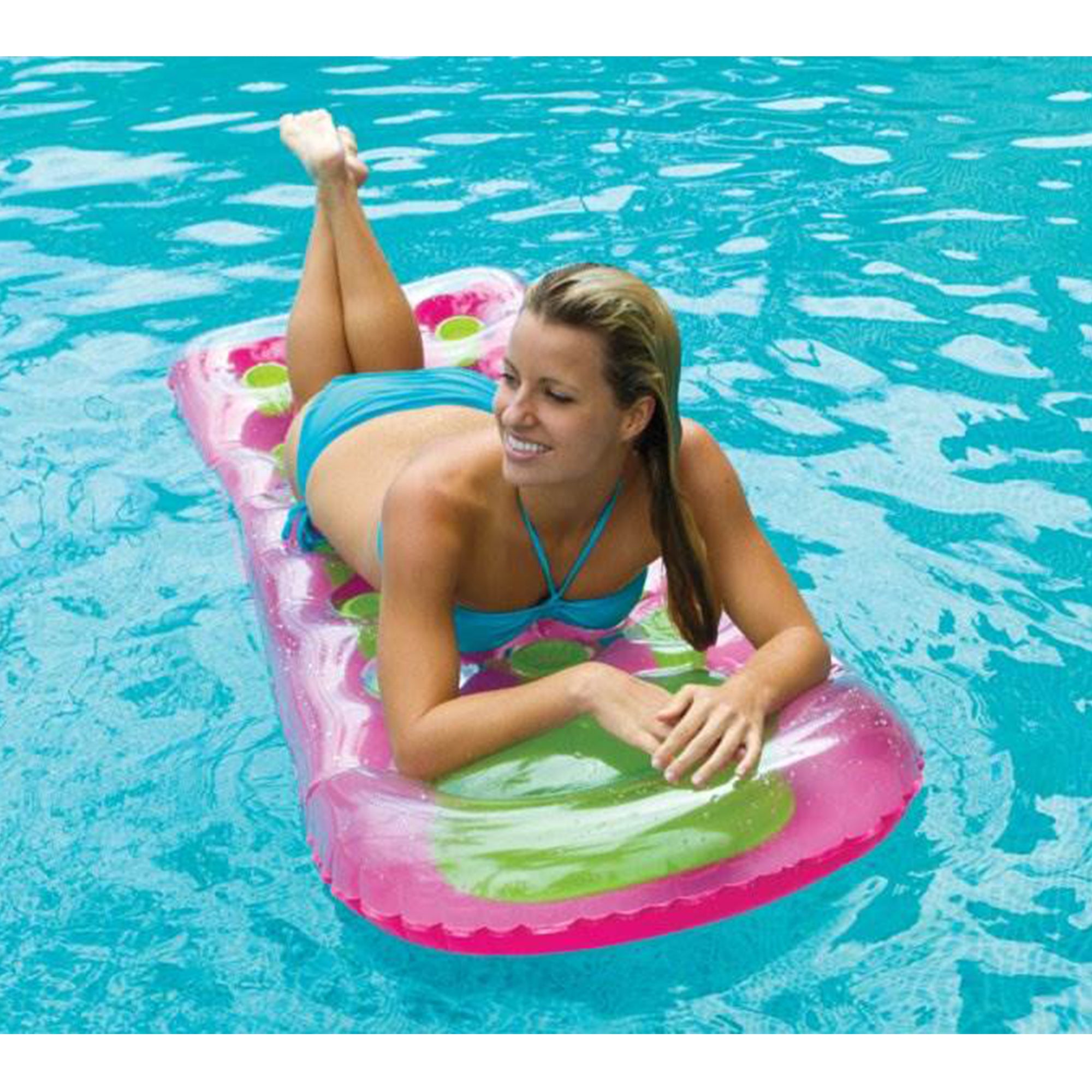 Intex 59895EP 18-Pocket Suntanner Lounge Floating Lounger (Set of 2) - VMInnovations