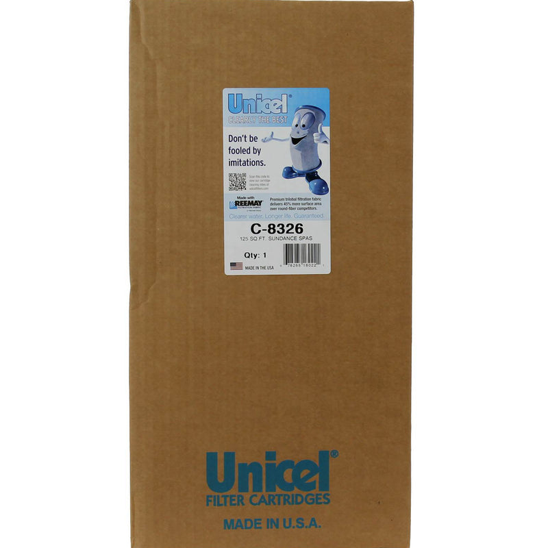 Unicel C-8326 Replacement 125 Sq Ft Hot Tub Spa Filter Cartridge, 199 Pleats