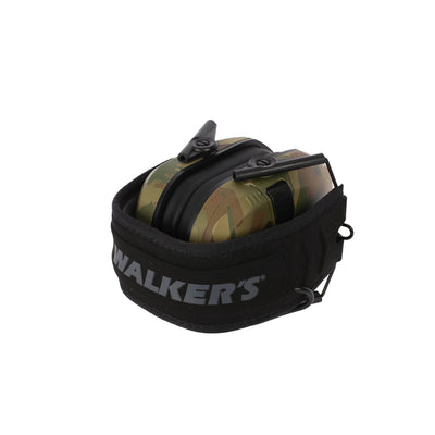 Walker's Razor Slim Shooter Camo Electronic Hearing Protection Earmuff w/ Case