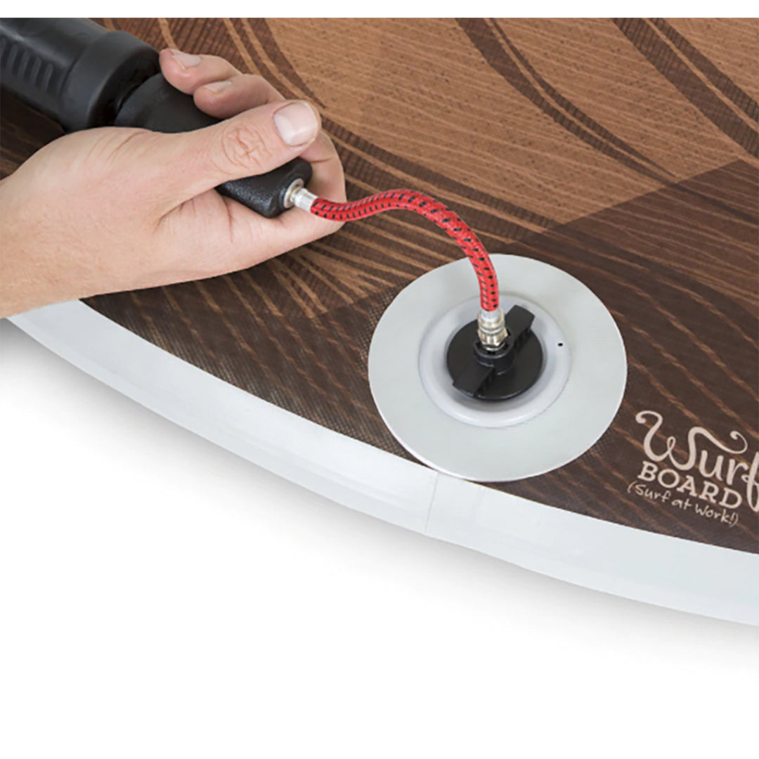 JumpSport Wurf Board Office Standing Desk Anti-Fatigue Mat, Maui Ocean Blue - VMInnovations