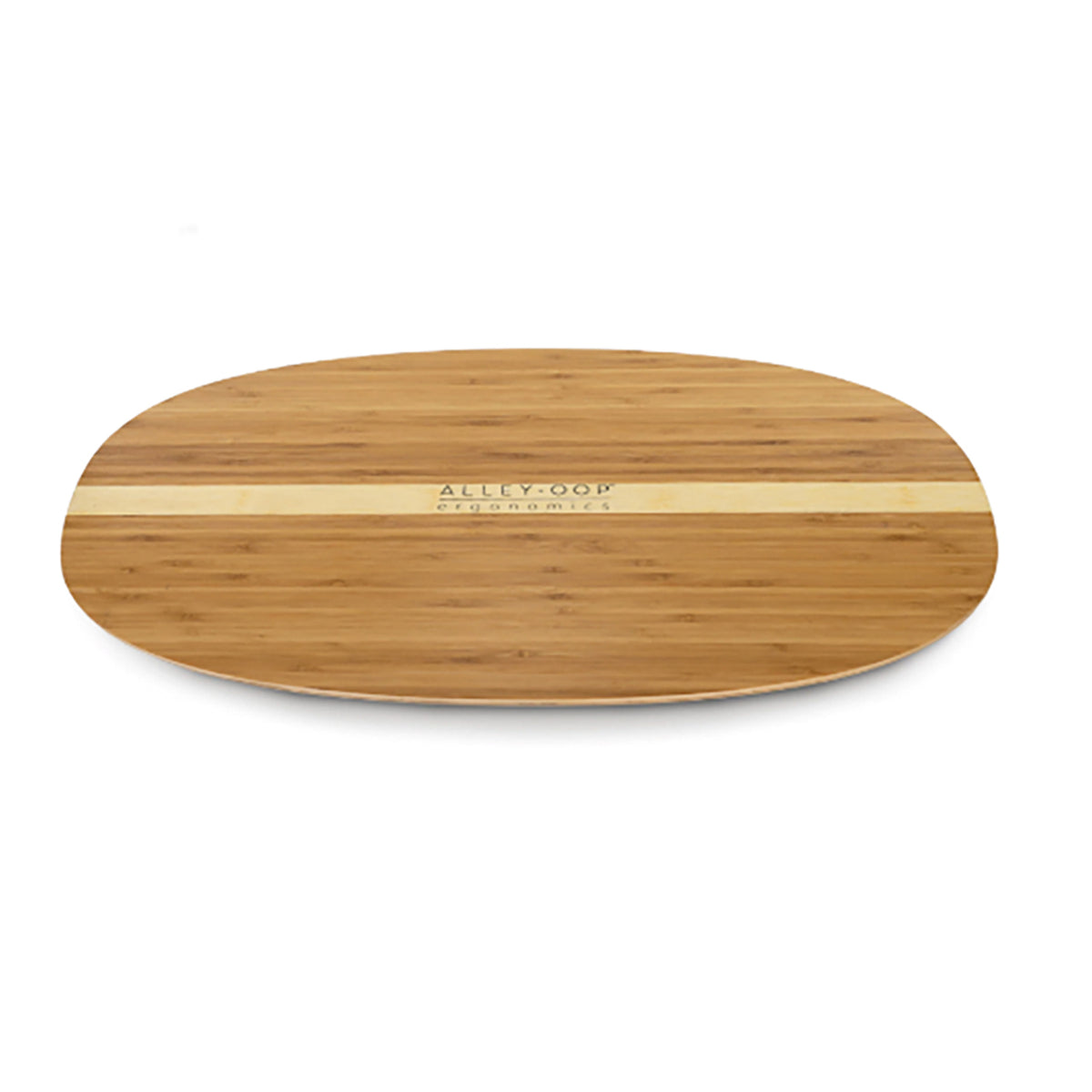JumpSport AlleyOOP Standing Desk Balancing Wood Rocker Board, Bamboo (Used)
