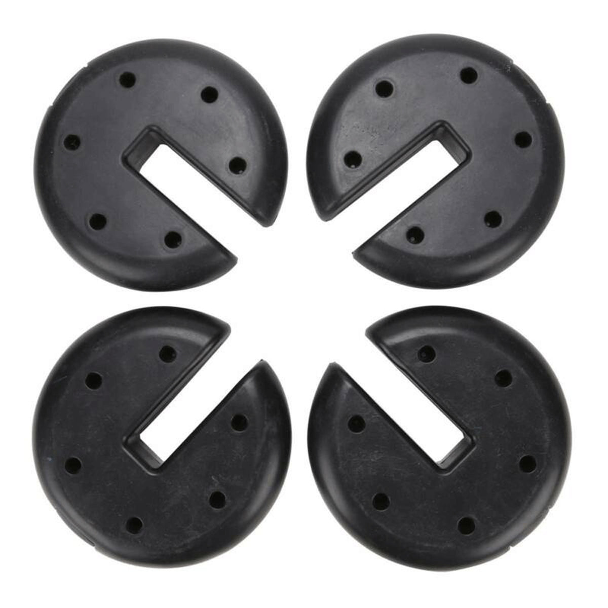 Z-Shade Durable Plastic Circular 5 Pound Canopy Tent Leg Weight Plates, Set of 4