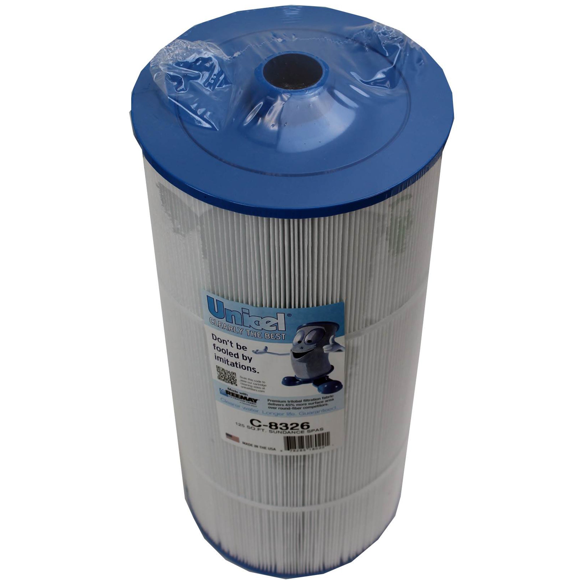 Unicel C-8326 Replacement 125 Sq Ft Hot Tub Spa Filter Cartridge, 199 Pleats - VMInnovations