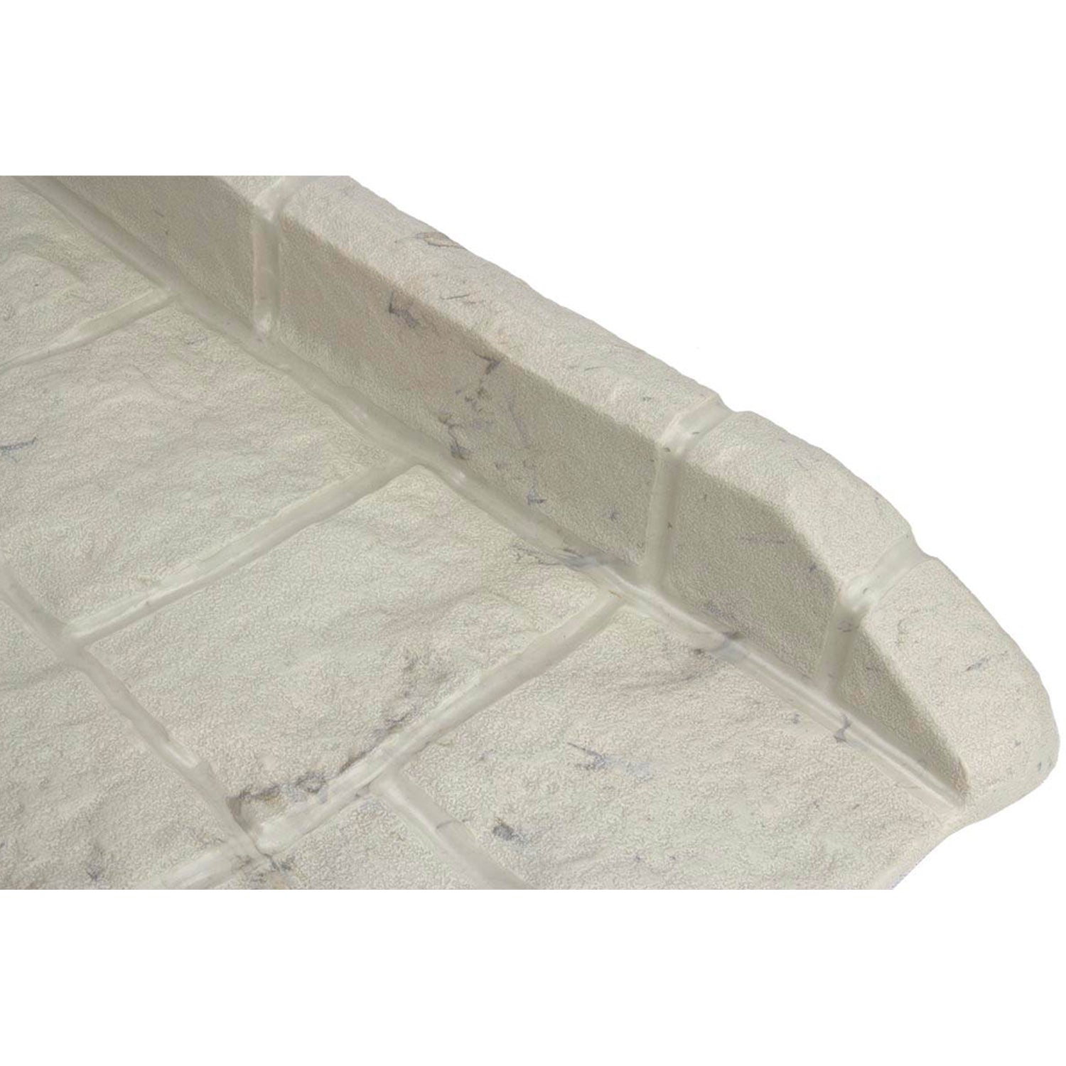 Suncast Decorative Rain Gutter Downspout Garden Splash Block, Light Taupe (Used)