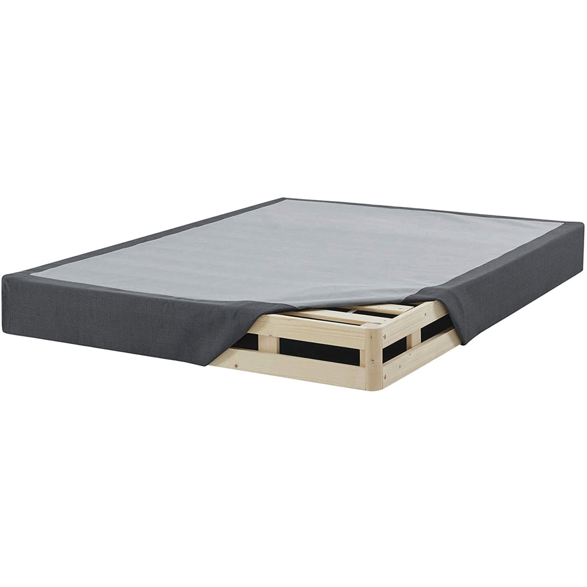 Classic Brands Instant Foundation High Profile 8 Inch Wood Box Spring, Twin