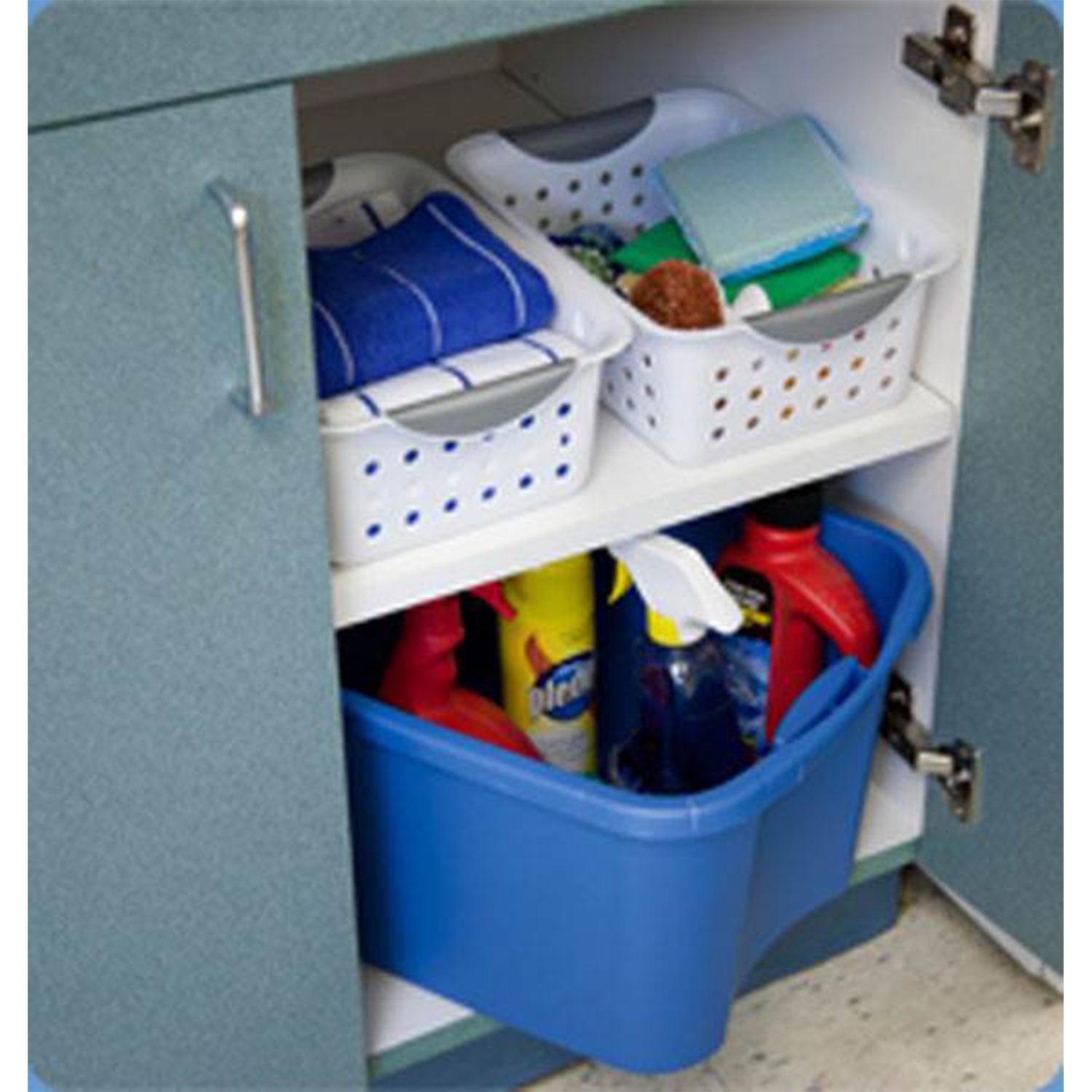 Sterilite 16228012 Small Ultra Plastic Storage Bin Organizer Basket (Open Box)