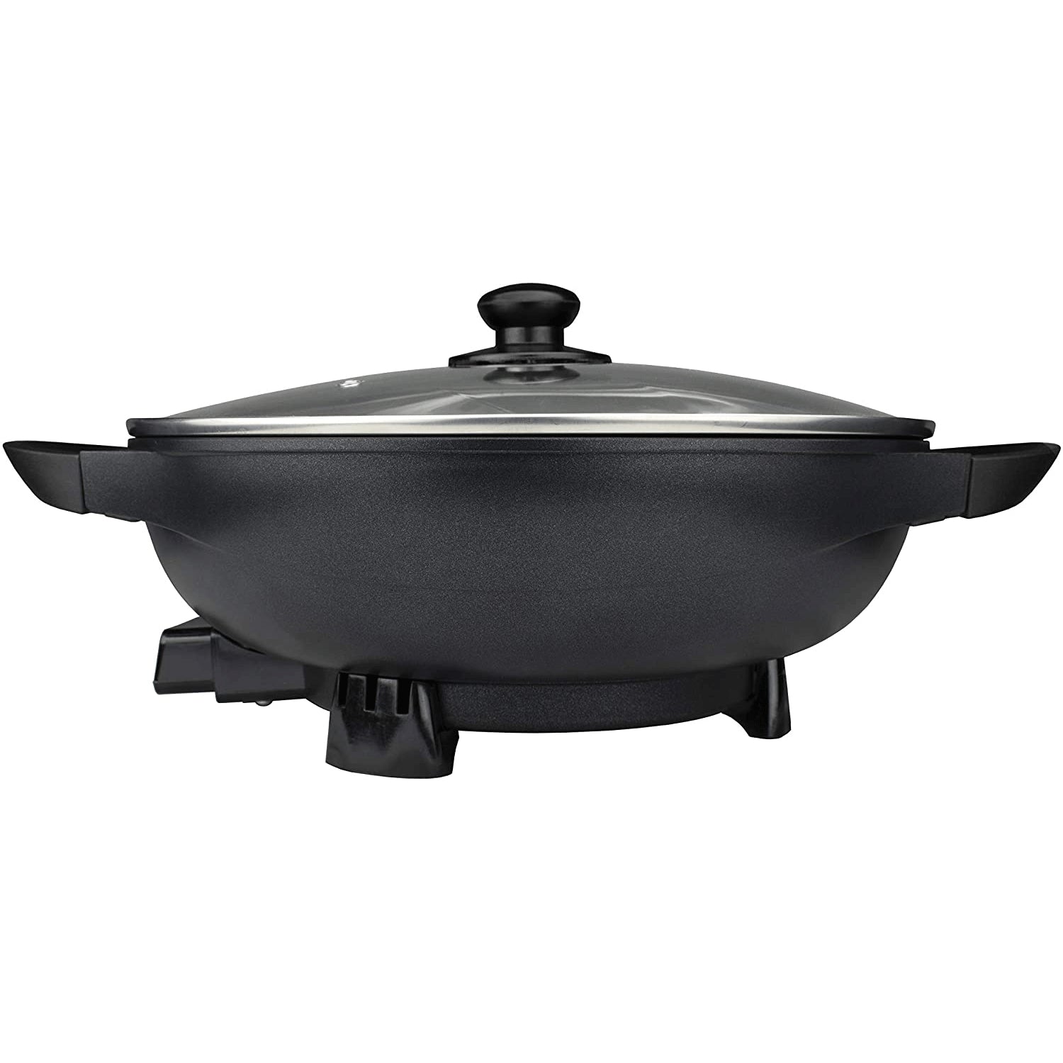 Brentwood Appliances 13" Non Stick Flat Bottom Electric Wok Skillet (Open Box) - VMInnovations