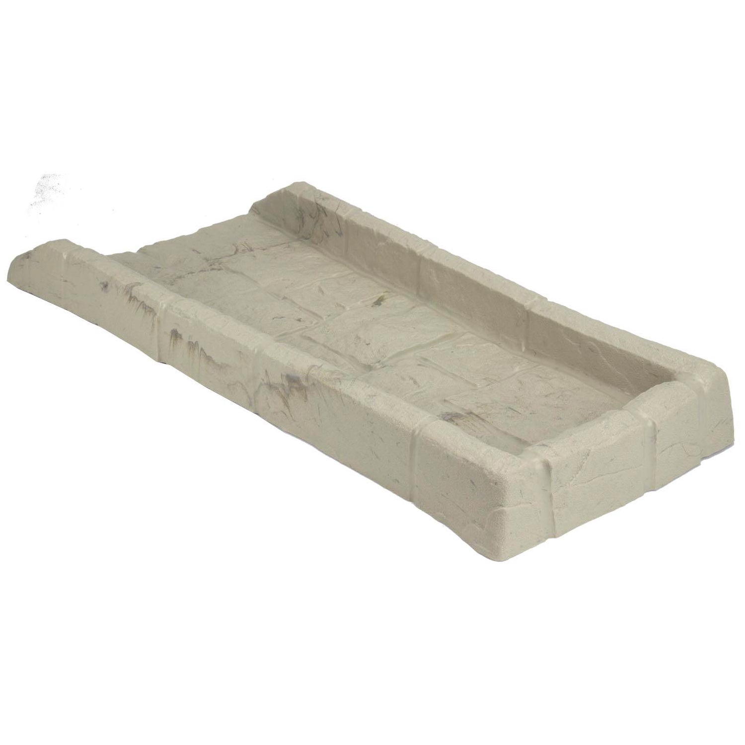 Suncast SB24 Decorative Gutter Downspout Splash Block Light, Taupe (Open Box)