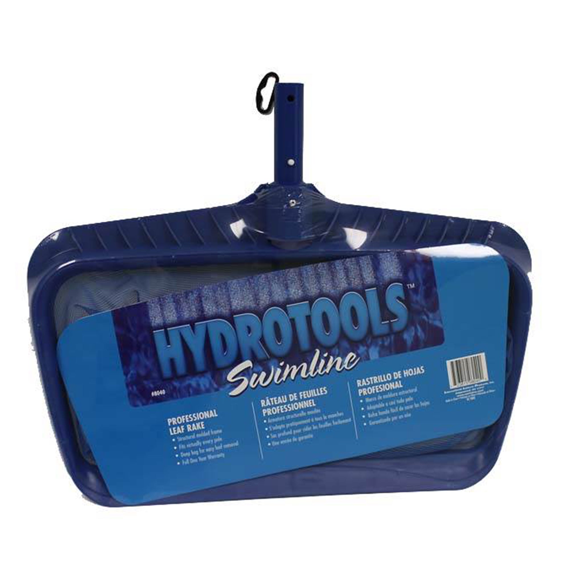 HydroTools 8040 Swimming Pool Deep Bag Leaf Rake Net w/ 4-12' Telescopic Pole