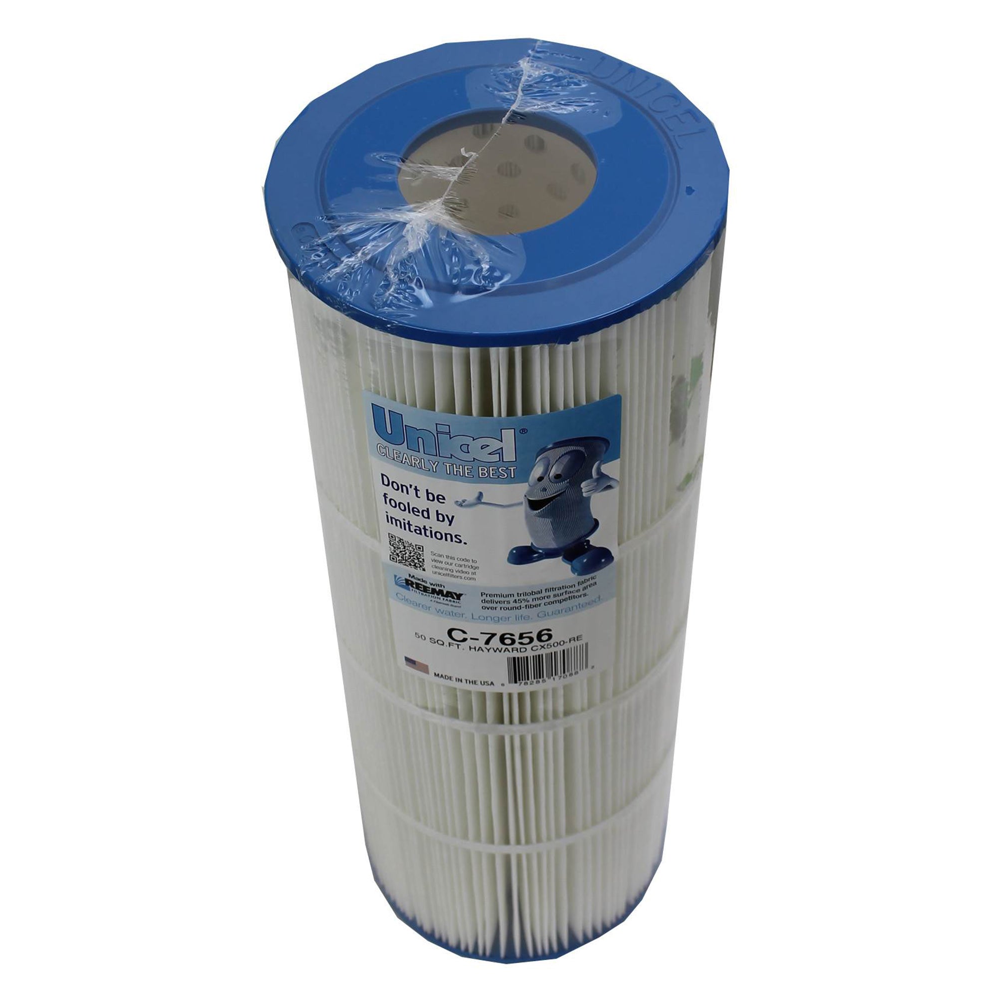 Unicel C-7656 Replacement 50 Sq Ft Pool Hot Tub Spa Filter Cartridge, 108 Pleats - VMInnovations
