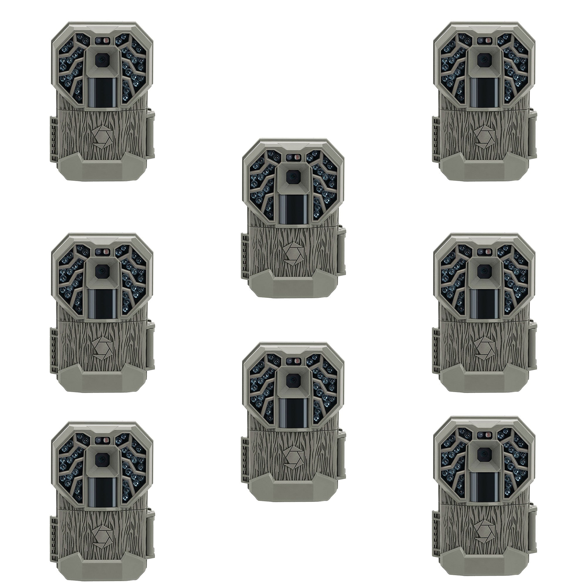 Stealth Cam G34 Pro 12MP 4 Resolution HD Video 80' Range Game Camera (8 Pack)