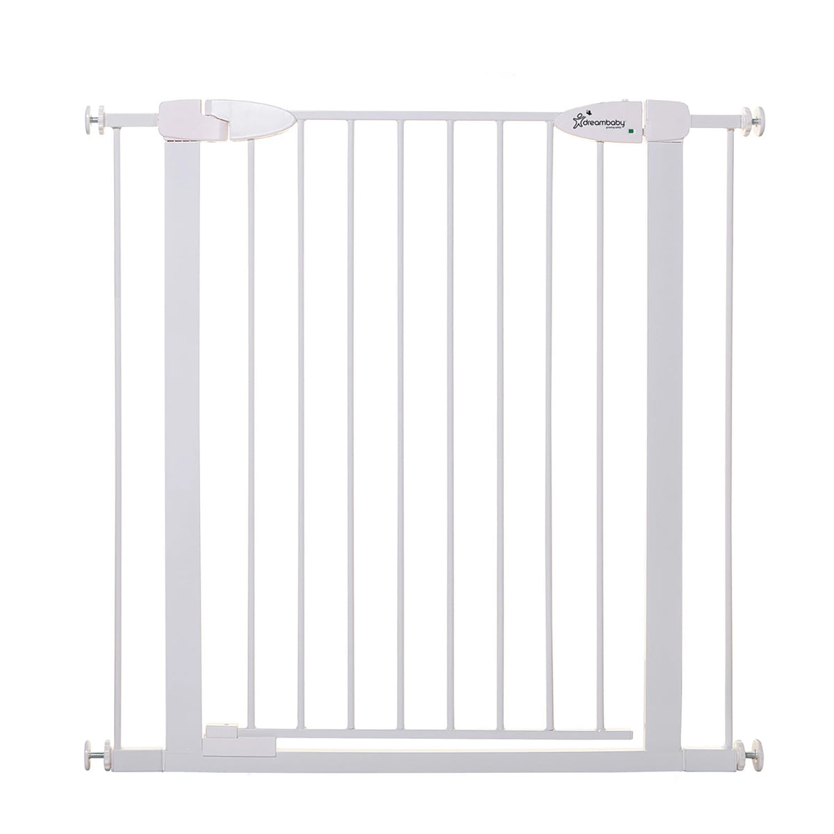 Dreambaby Boston Extra Tall Auto Close Baby Gate with EZY Check Indicator, White - VMInnovations