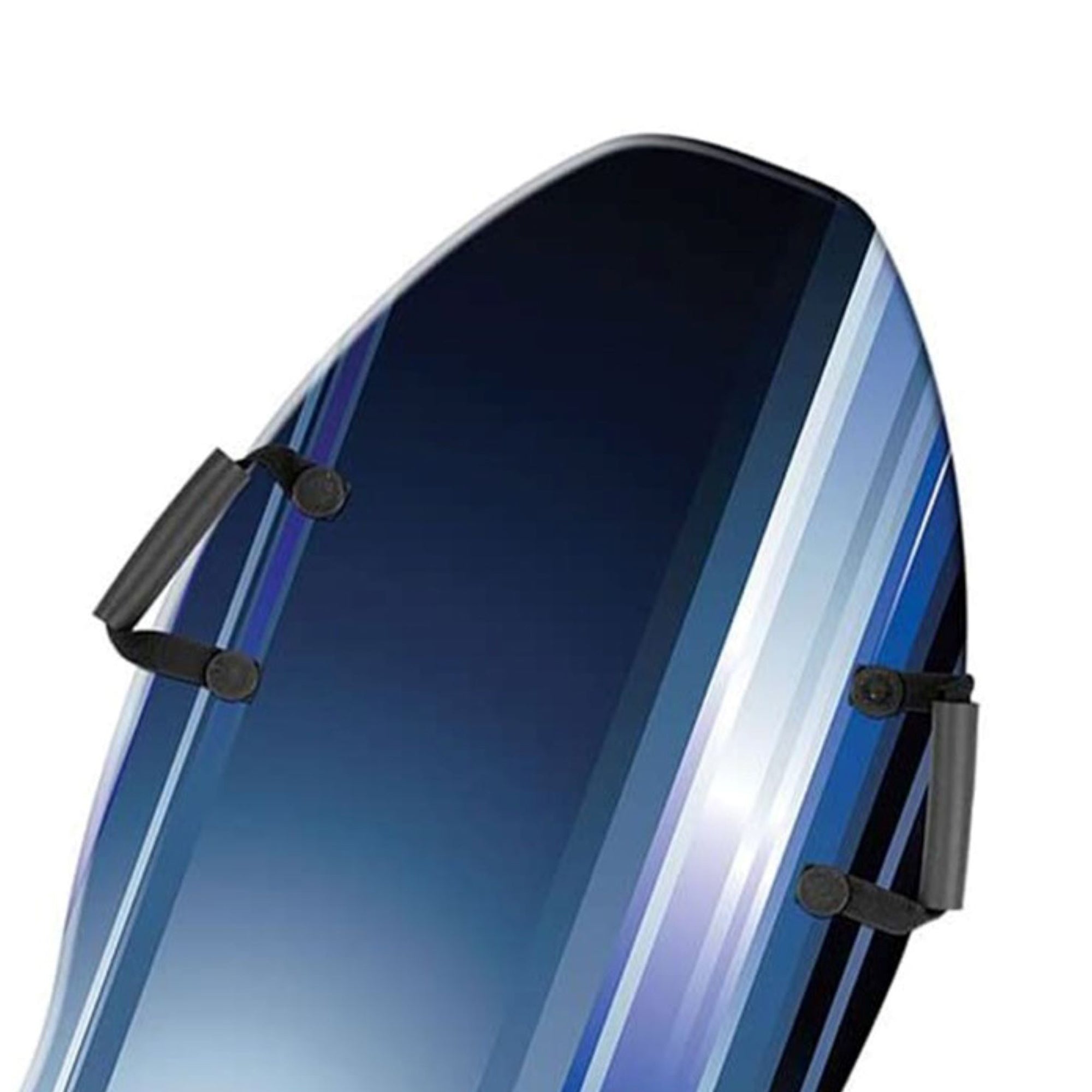 Slippery Racer Downhill Falcon Kids Foam Toboggan Snow Sled, Midnight Hologram - VMInnovations