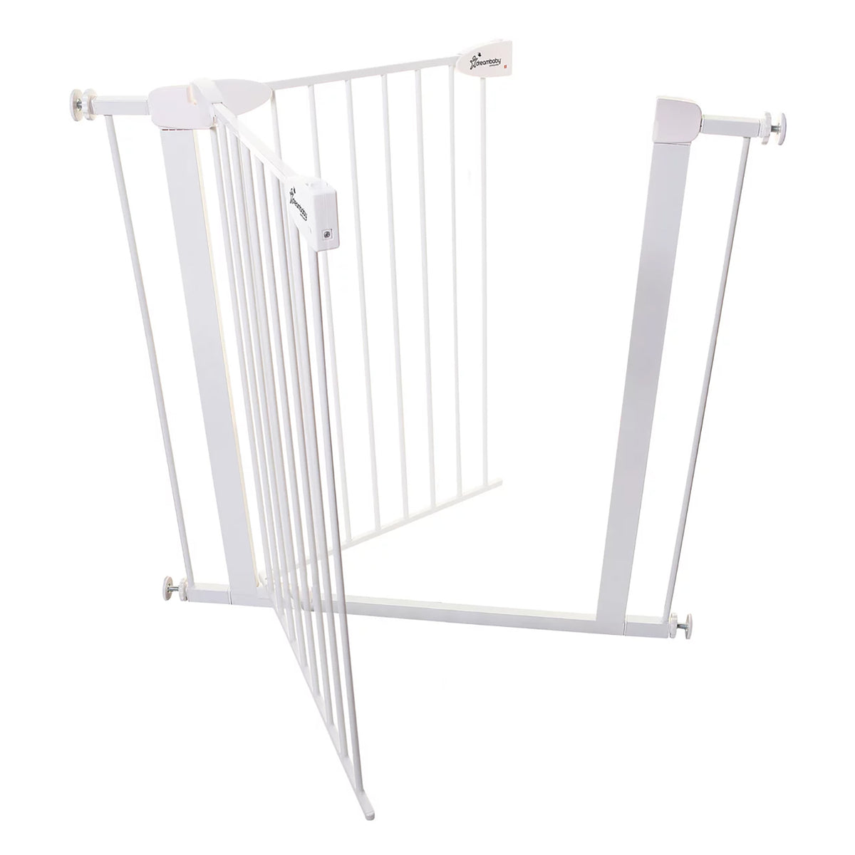 Dreambaby Boston Extra Tall Auto Close Baby Gate with EZY Check Indicator, White - VMInnovations