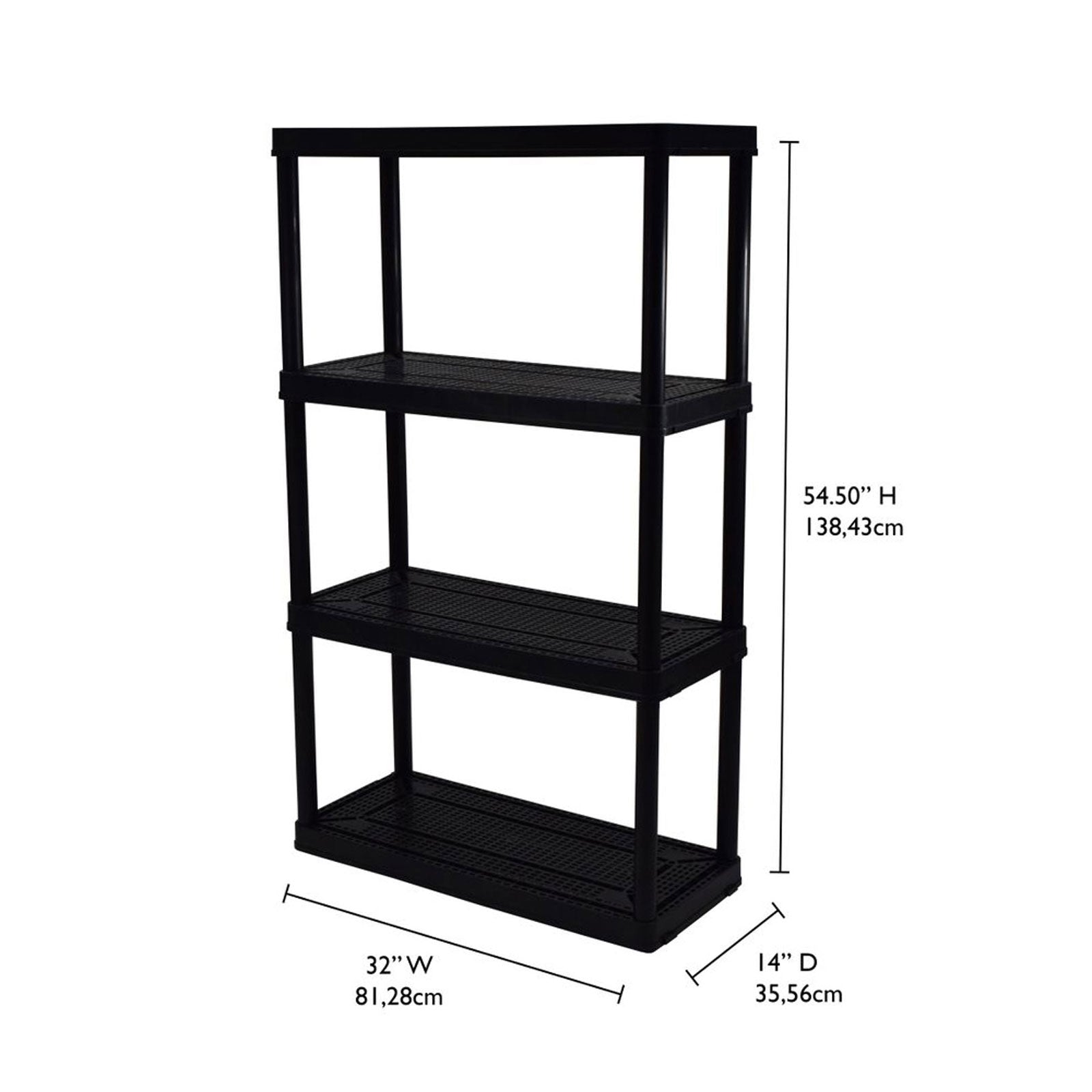 Gracious Living 4 Shelf Tier (2 Pack), Life Story Storage Box, 20 Gal (14 Pack) - VMInnovations