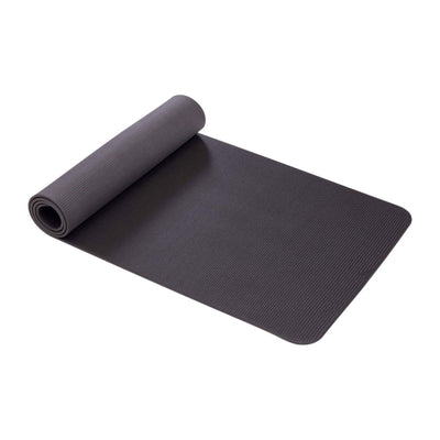 AIREX Yoga Pilates 190 Workout Exercise Fitness Foam Gym Floor Mat Pad, Black
