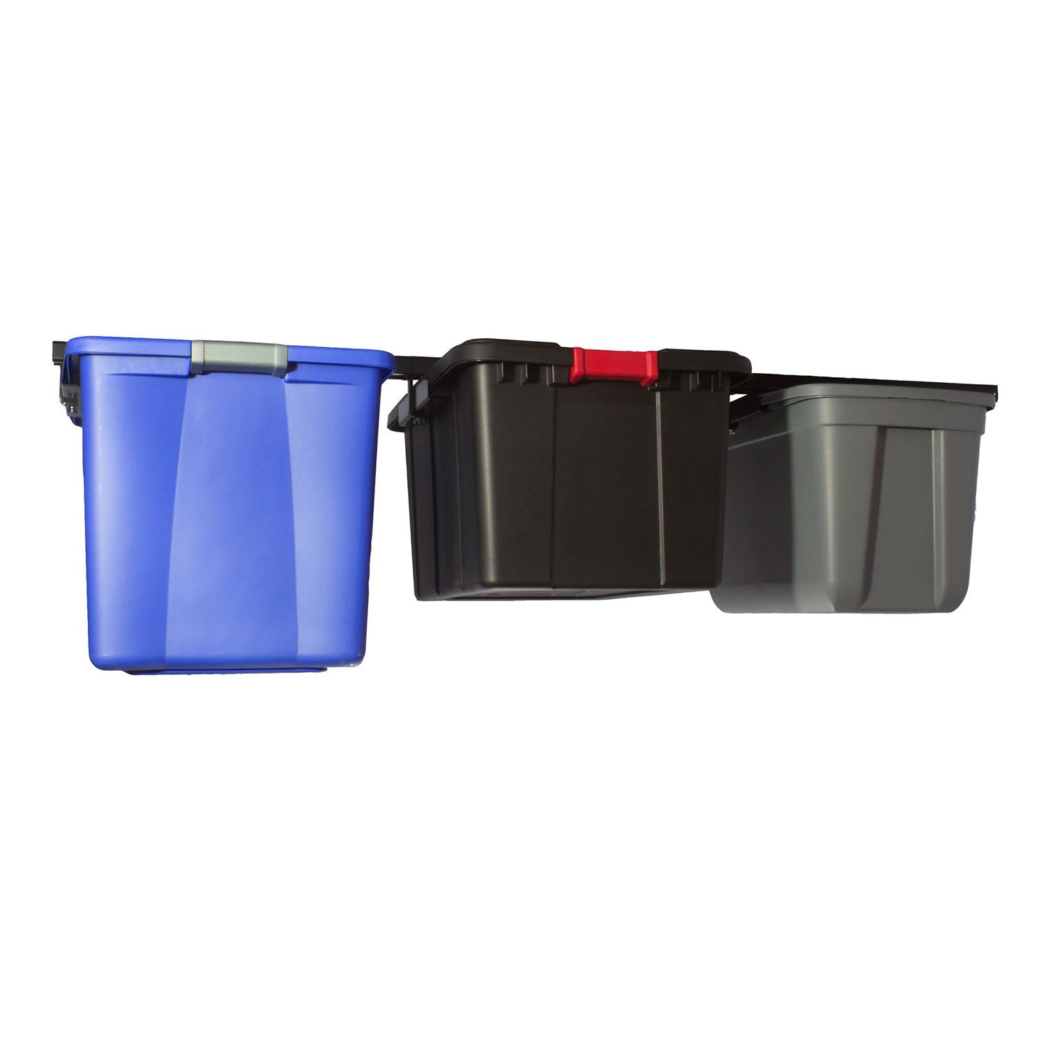 Up-Rite 10 Foot Adjustable Overhead Garage Ceiling Storage Tote Organizer Rack - VMInnovations
