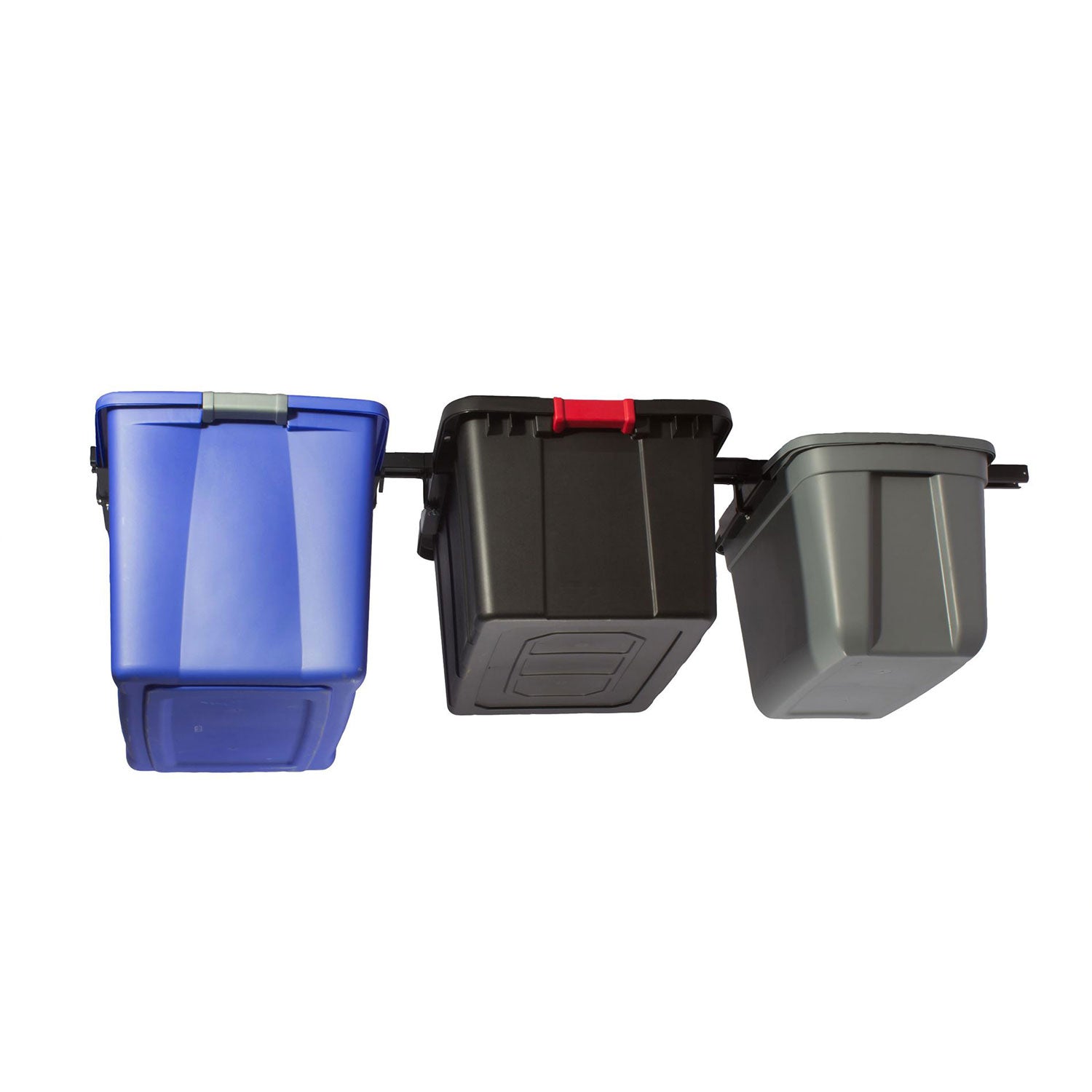Up-Rite 10 Foot Adjustable Overhead Garage Ceiling Storage Tote Organizer Rack - VMInnovations
