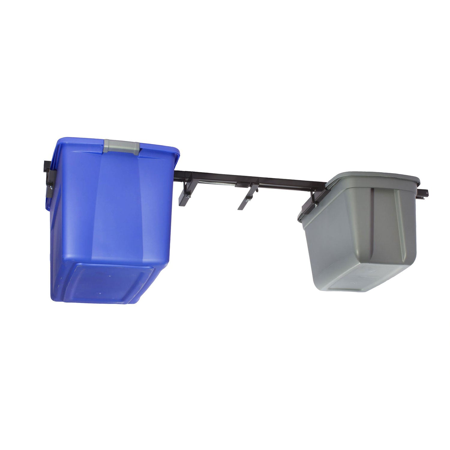 Up-Rite 10 Foot Adjustable Overhead Garage Ceiling Storage Tote Rack (2 Pack) - VMInnovations