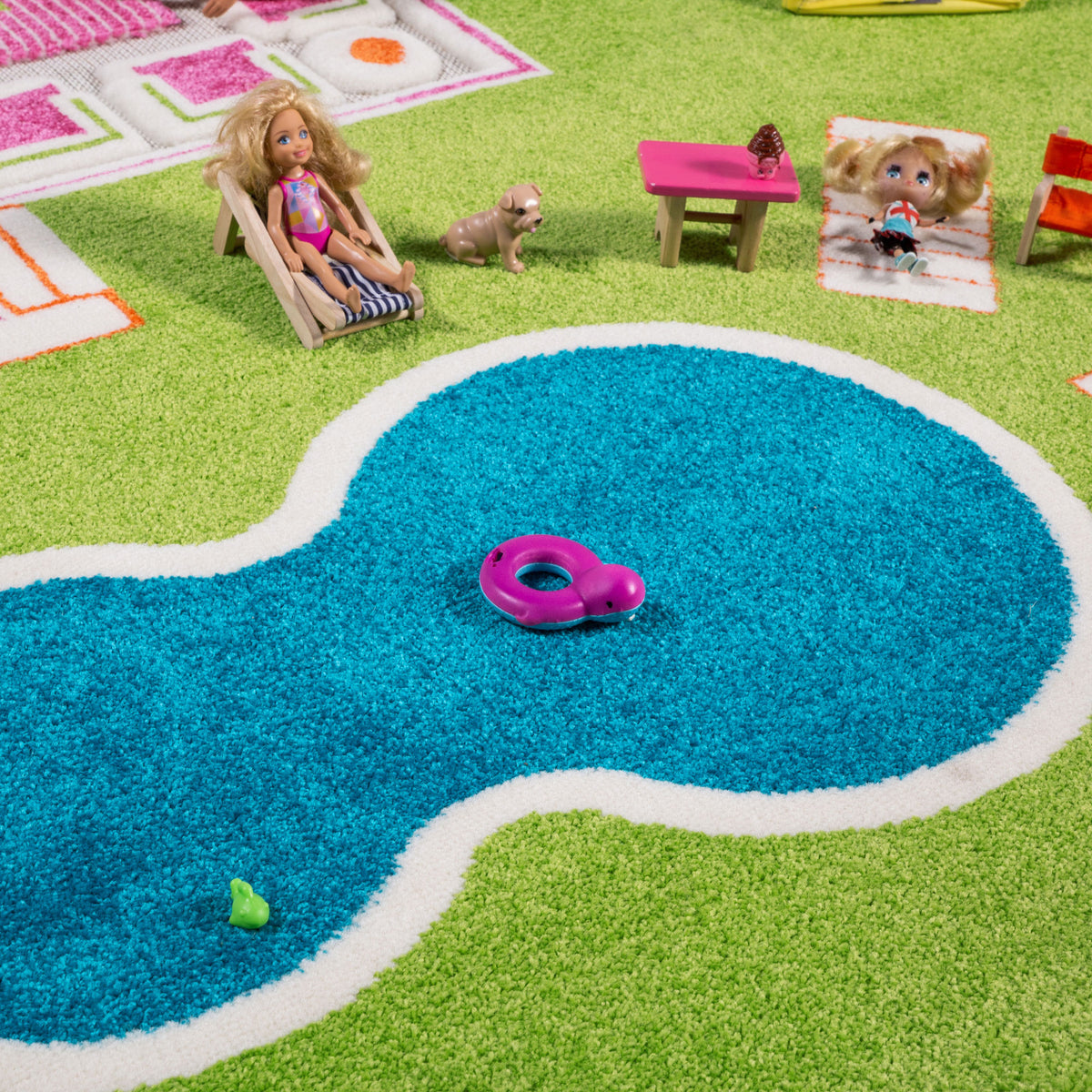 IVI 3D Play Carpets 78 x 52.5 Inch Play House Educational Toddler Mat Rug, Large - VMInnovations