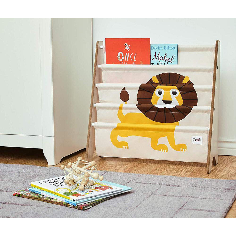 3 Sprouts Shelf Bookcase, Toy Chest, Laundry Hamper, & Cube Storage Bin, Lion