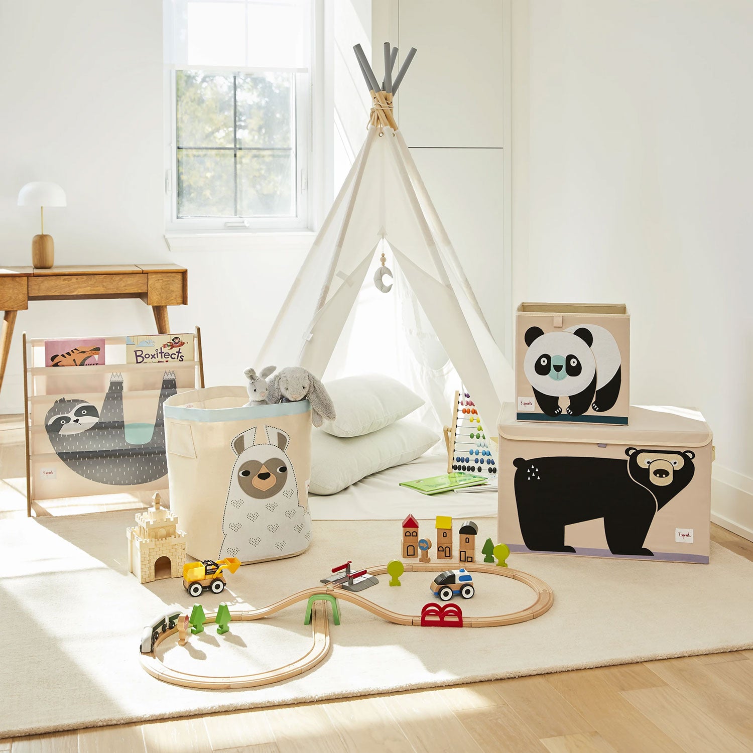 3 Sprouts URKSLO Kids Storage Baby Room Bookcase Furniture, Sloth (For Parts) - VMInnovations