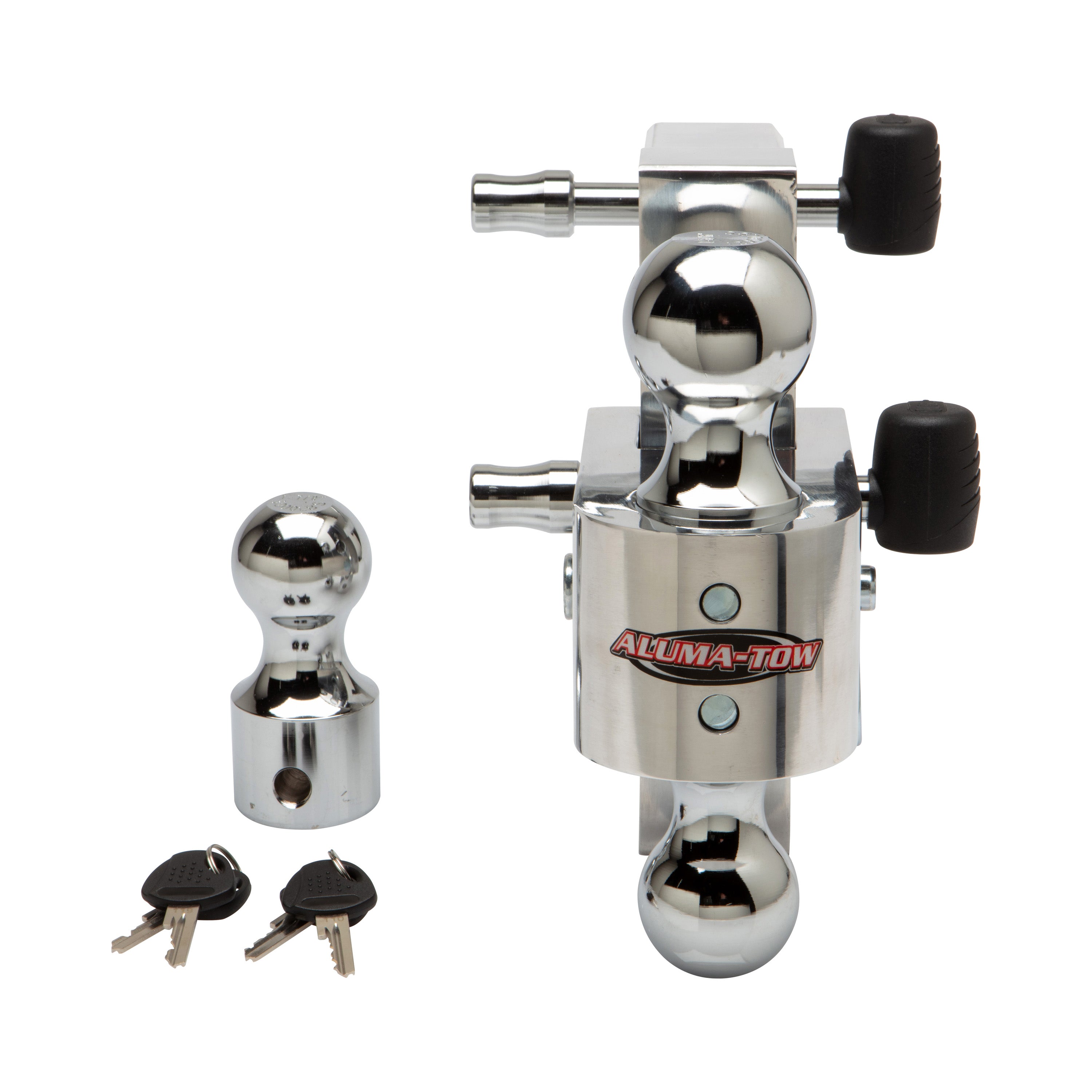 Uriah AlumaTow Adjustable Aluminum Tow Trailer Hitch Mount 6 Inch Drop (2 Pack) - VMInnovations