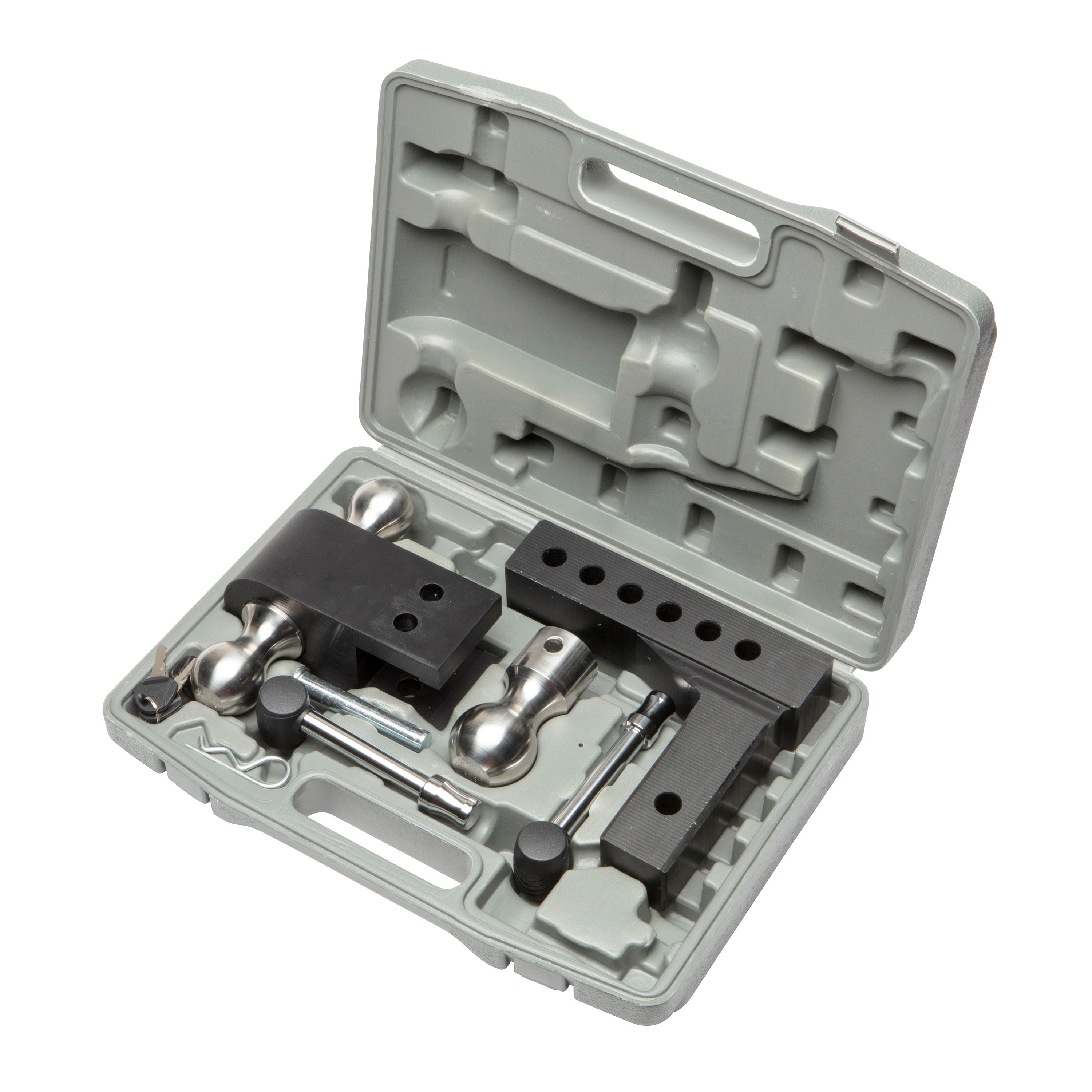 Aluma-Tow UT623800 Ultra Adjustable SS Aluminum Ball Mount Kit for 2" Receivers - VMInnovations