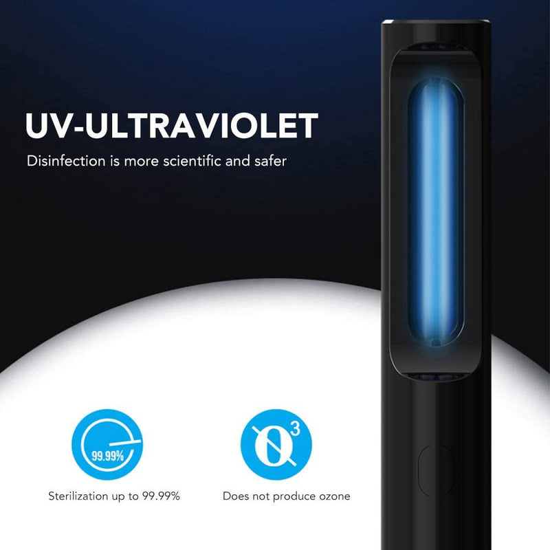 UVILIZER Wand Portable Handheld UV Light Sterilizer Disinfecting Cleaner Wand