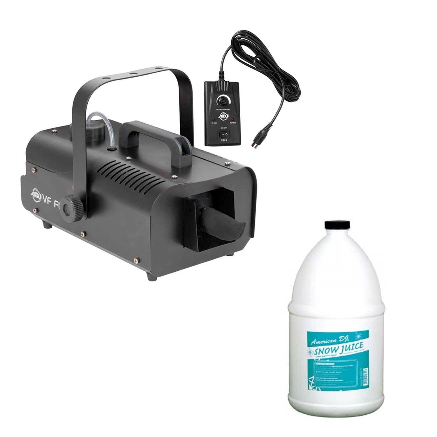 ADJ VF Flurry Snow Machine 600W High Output w/ Wired Remote & 1G Snow Fluid - VMInnovations