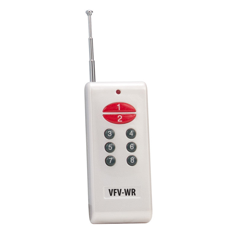 ADJ VF Volcano Fog Machine w/6 x 3W RGB LED Lighting w/ Remote, White (4 Pack)