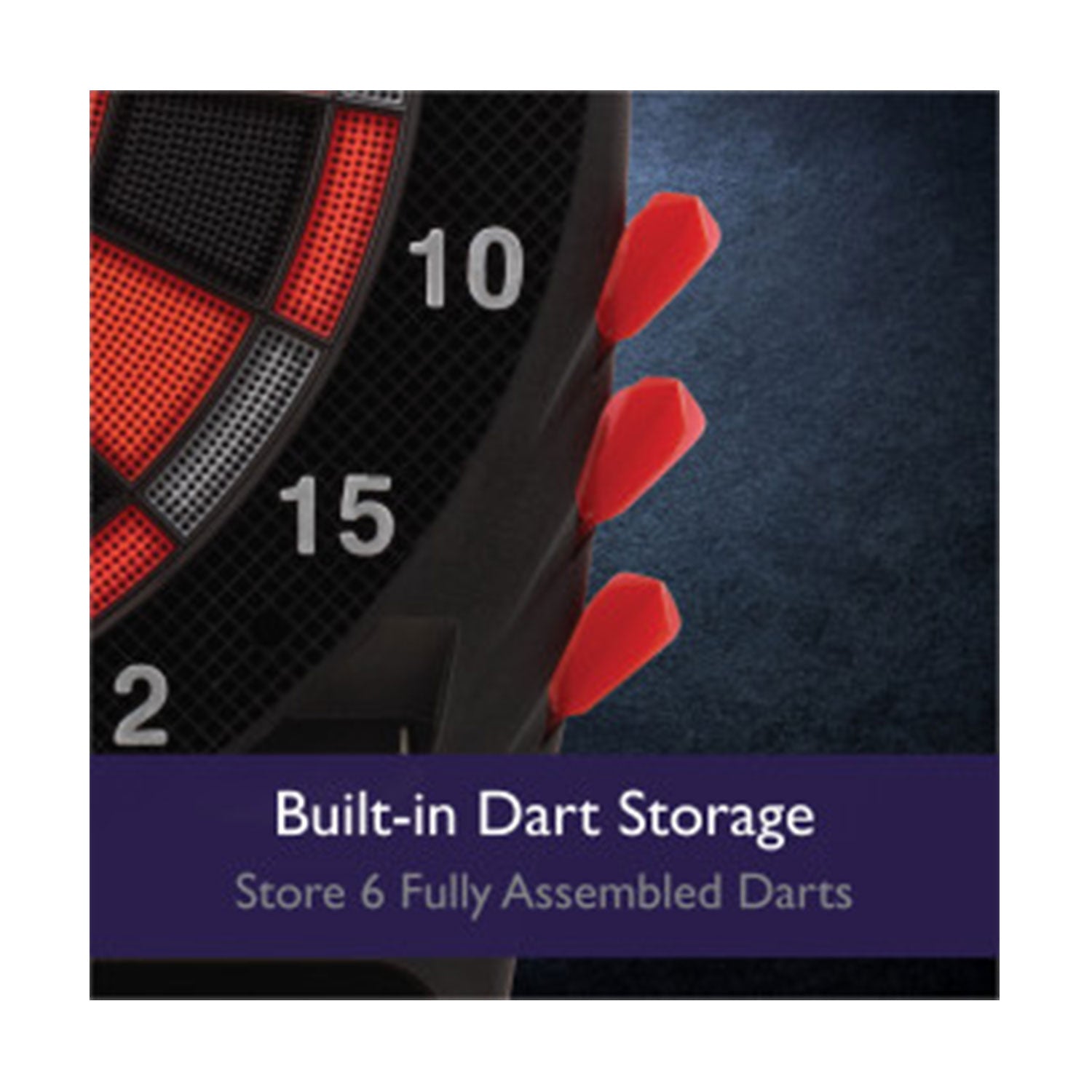 Viper 800 Electronic Soft Tip Dartboard Cabinet Set with Darts for Game Room