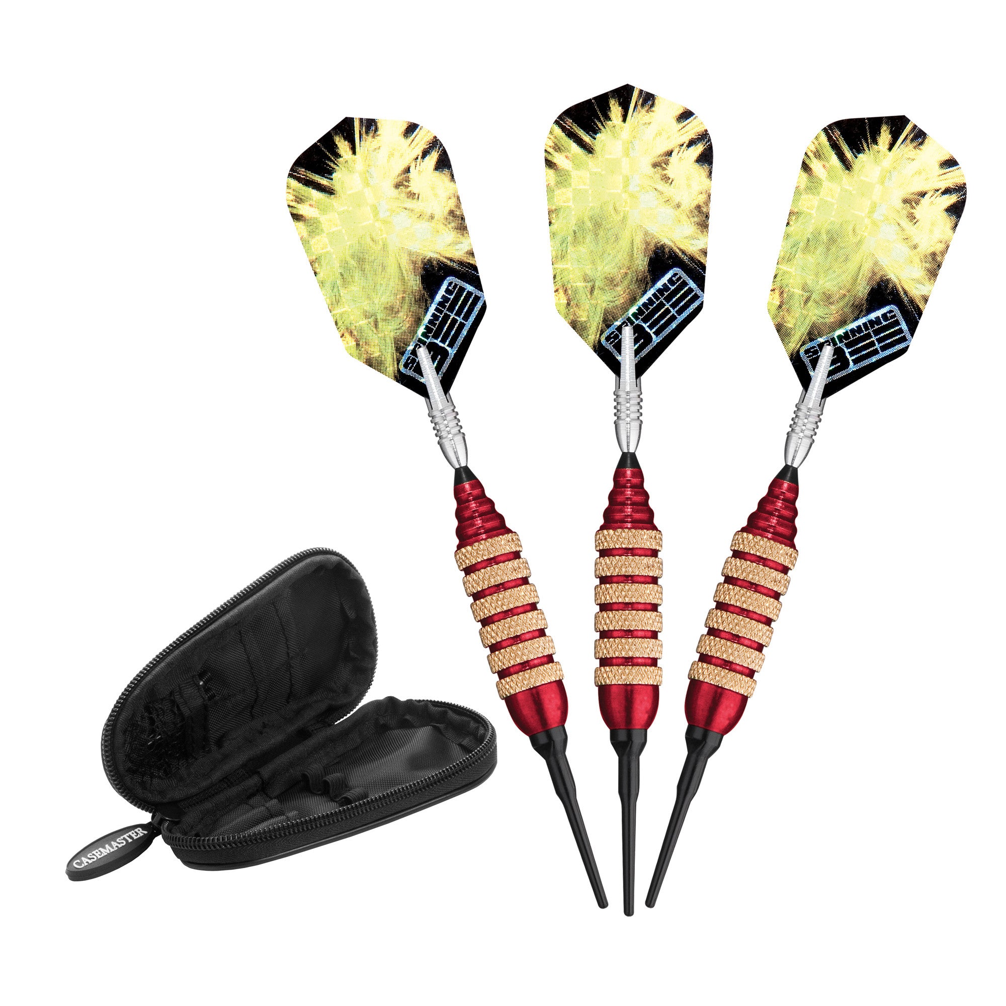 Viper Spinning Bee Red Soft Tip Blue Ring Darts, 16 Grams (Open Box)