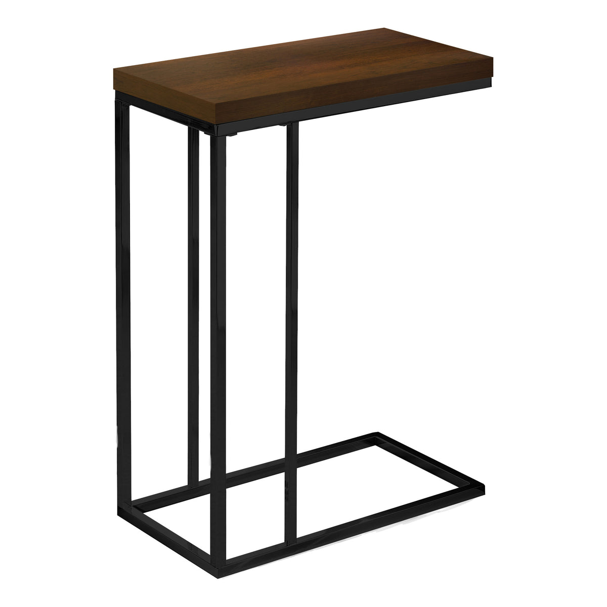 Monarch Specialties Accent Rectangular Side End Table, Brown Wood (For Parts)