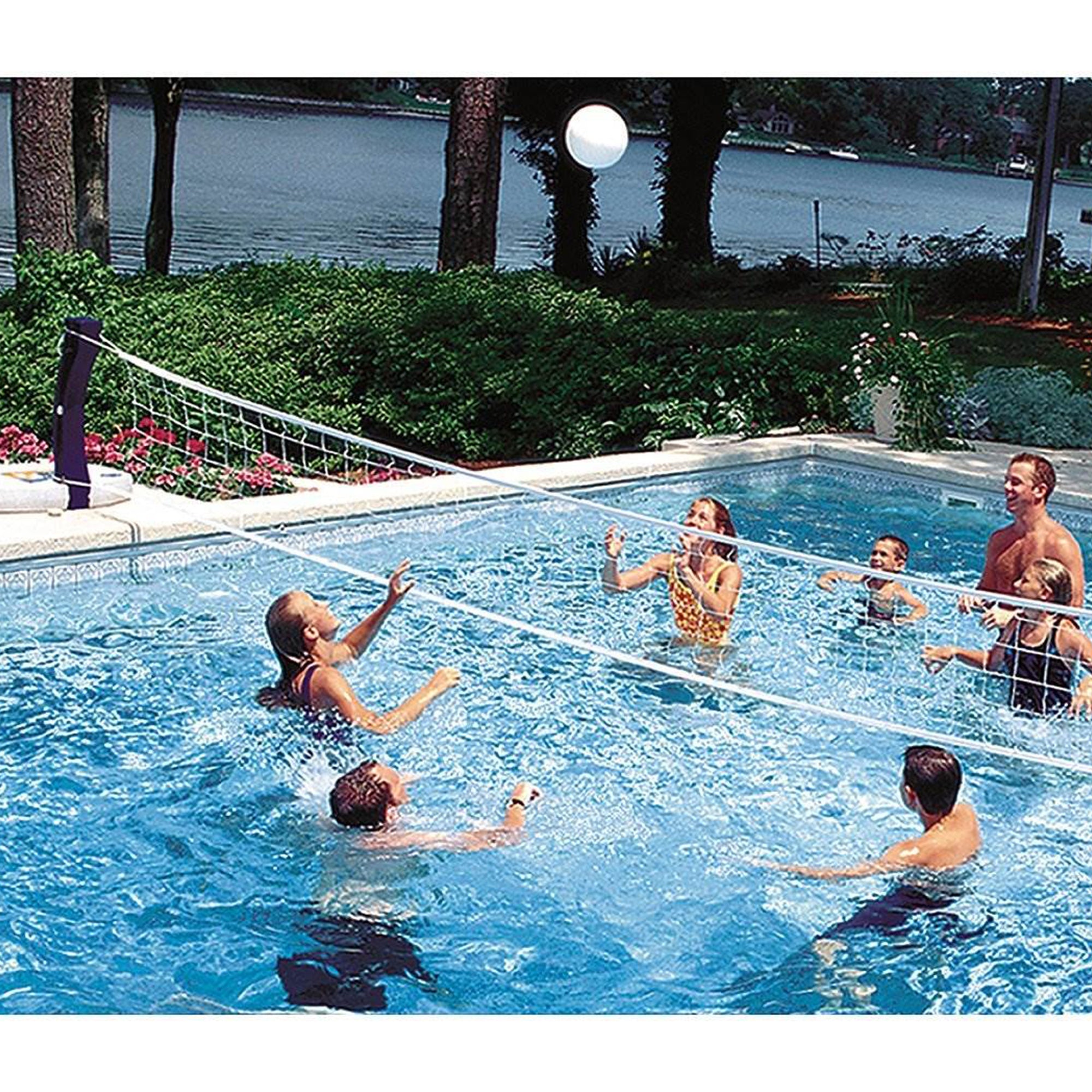 SwimWays Poolside Volleyball Swimming Pool Water Game Set (Open Box)