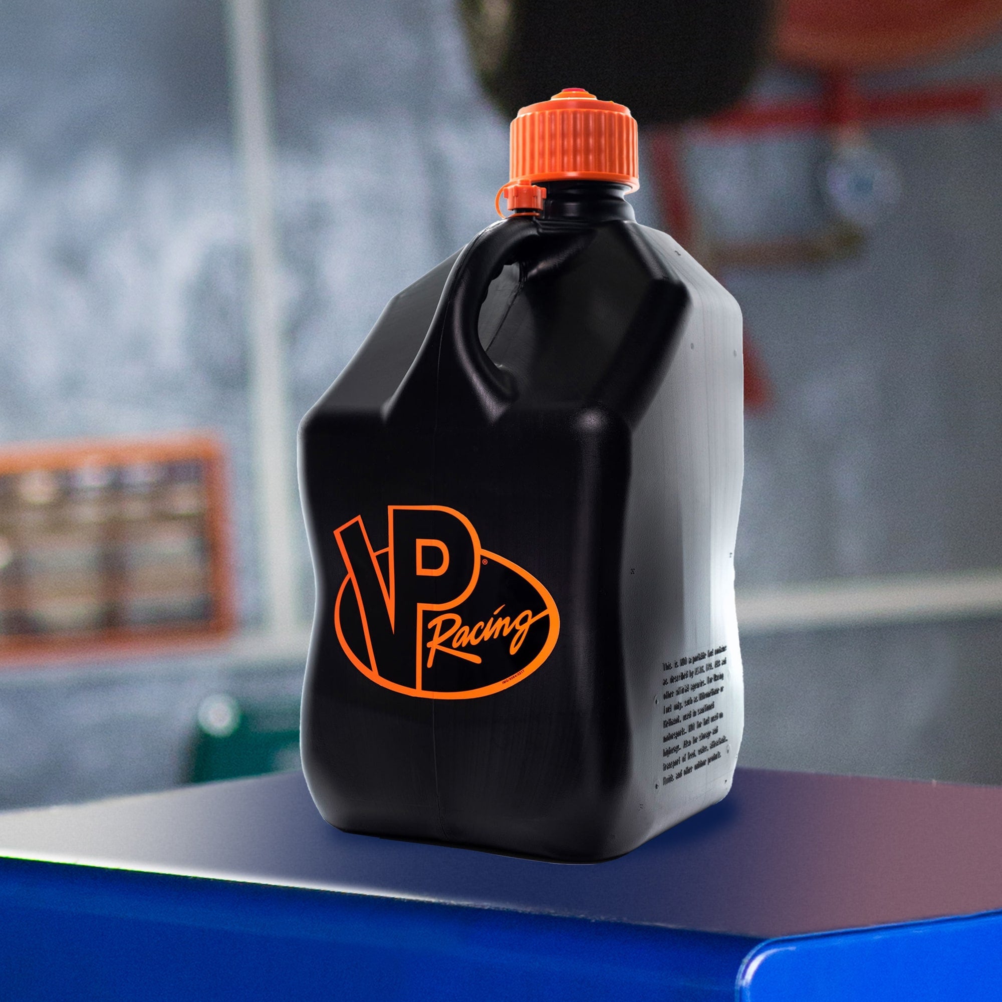 VP Racing 5.5 Gal Motorsport Racing Utility Jug, Black and Orange (8 Pack)