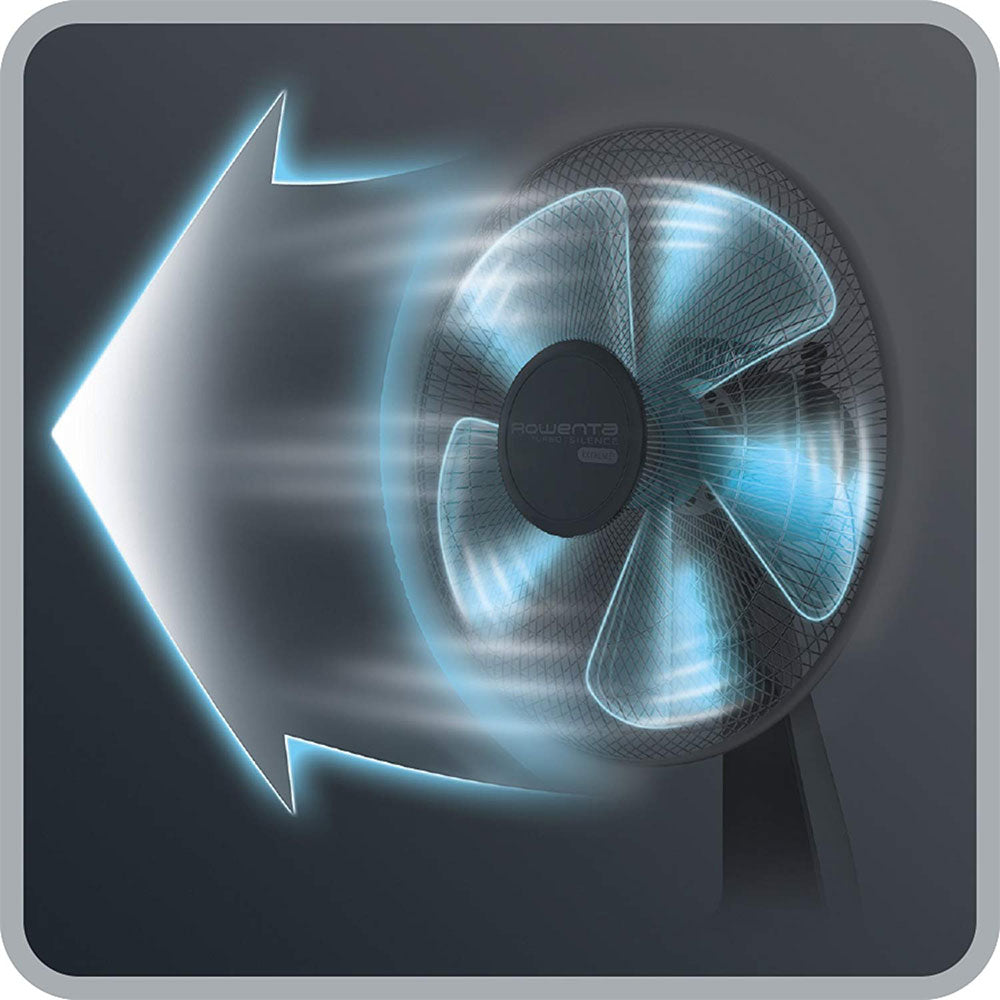 Rowenta Turbo Silence Extreme Oscillating Manual 12 Inch Table Top Fan(Open Box)